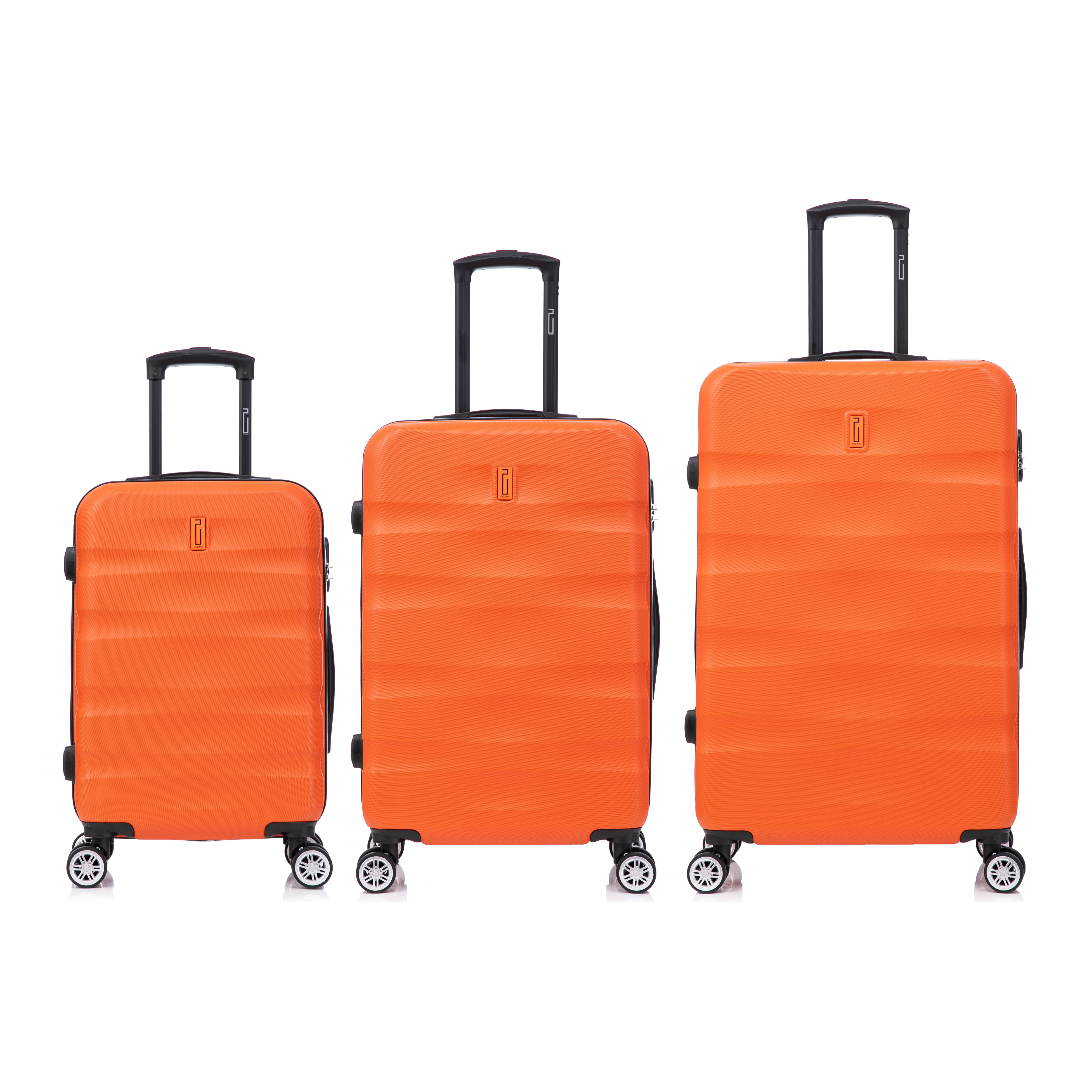Juego de maletas de 3 piezas AeroWave | Maleta de cabina | Maleta Mediana | Maleta grande – Verde
