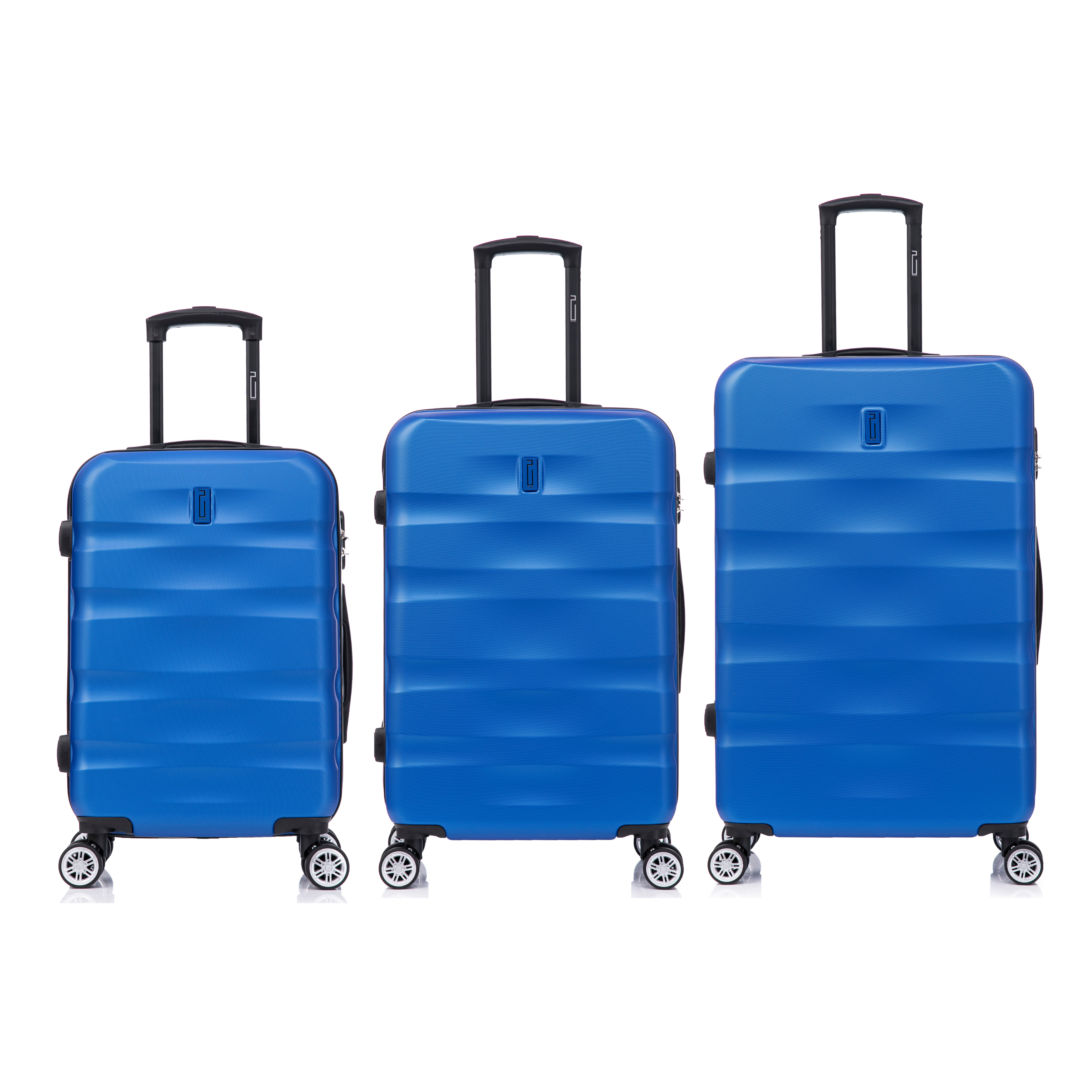 Juego de maletas de 3 piezas AeroWave | Maleta de cabina | Maleta Mediana | Maleta grande – Verde