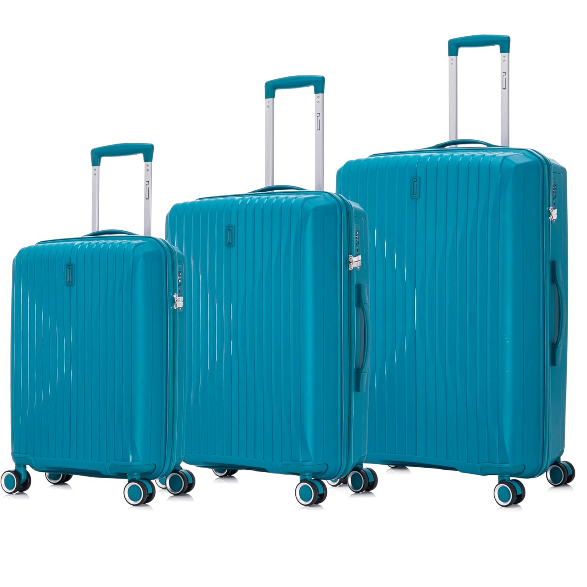 Set 3 Valises – Valise Cabine | Valise Moyenne | Valise Grande – Polypropylène