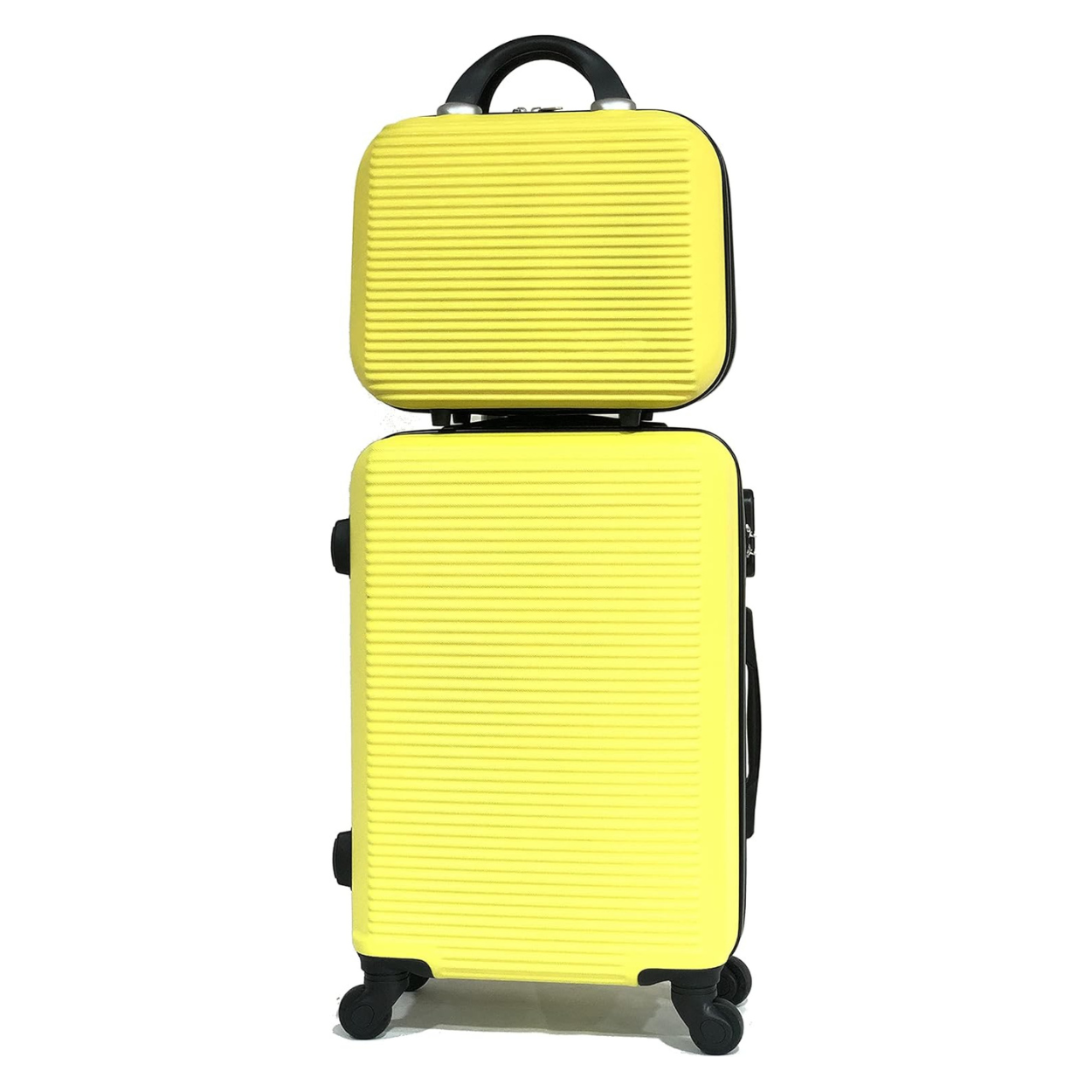 Valise Cabine avec Vanity Week-end | Bagage Cabine | 55x35x25 | Jaune