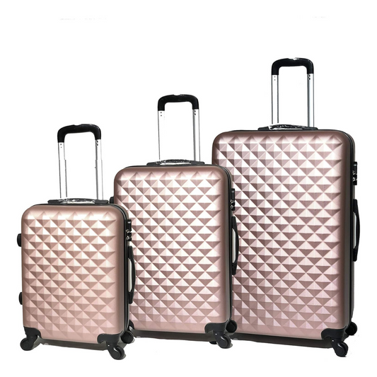 Set 6 Valises – Valise Cabine | Valise Moyenne | Valise Grande | 2x Vanity – ABS