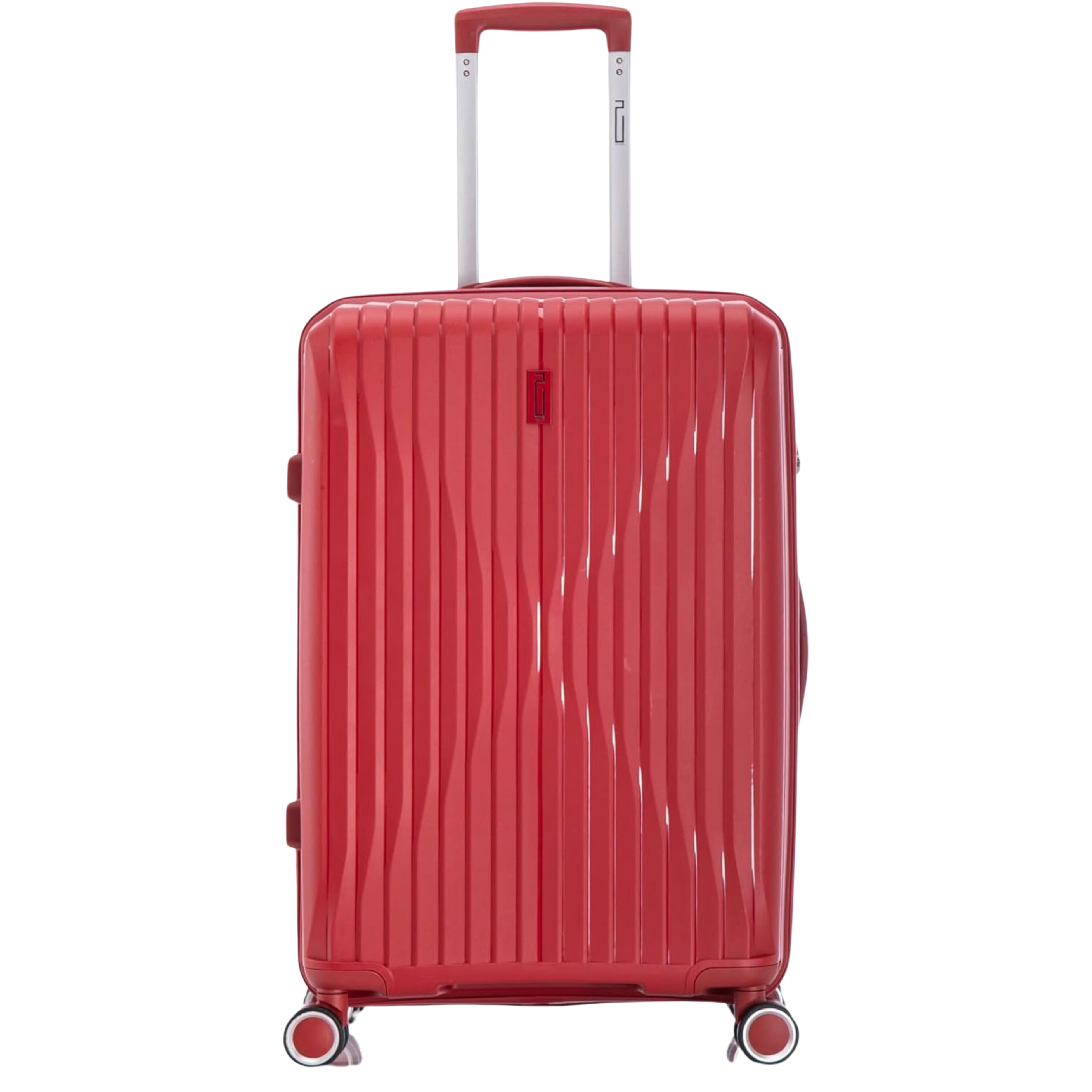 Medium Polypropylene Suitcase | 20 kg Suitcase | 65x40x25 cm | Red