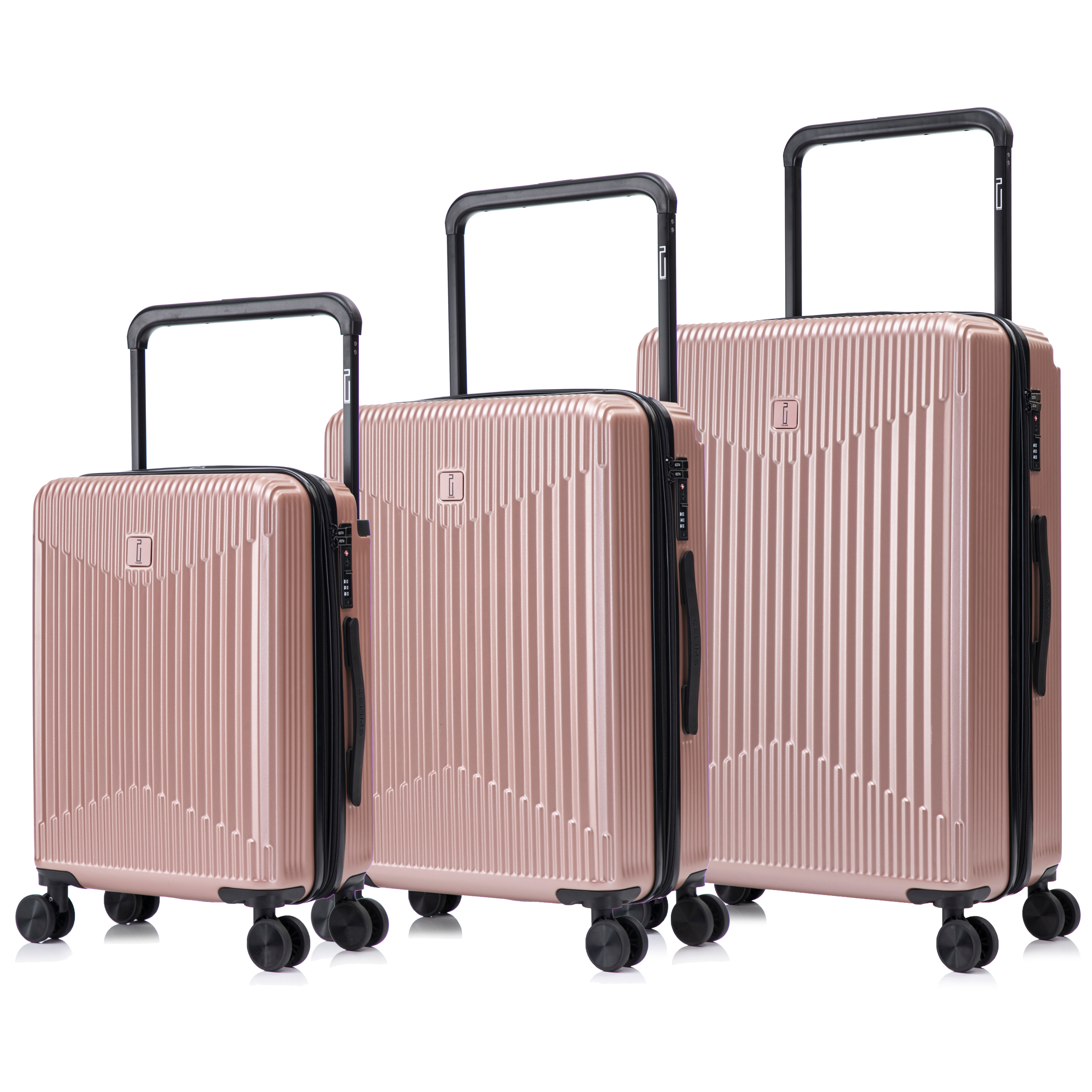 Set 3 Valises Wide Trolley – ABS Extensible (XL-75 cm) (L-65 cm) (S-56 cm)