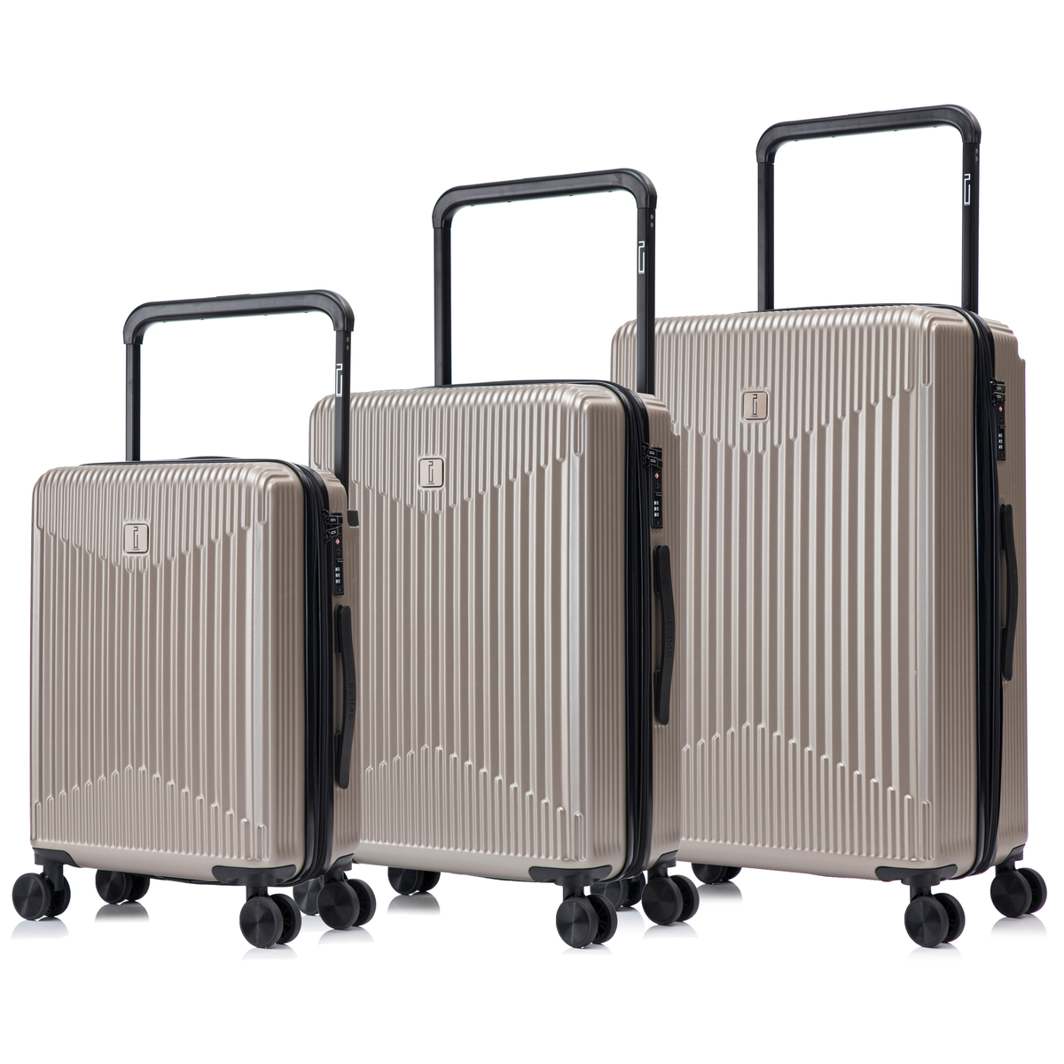 Set 3 Valises Wide Trolley – ABS Extensible (XL-75 cm) (L-65 cm) (S-56 cm)