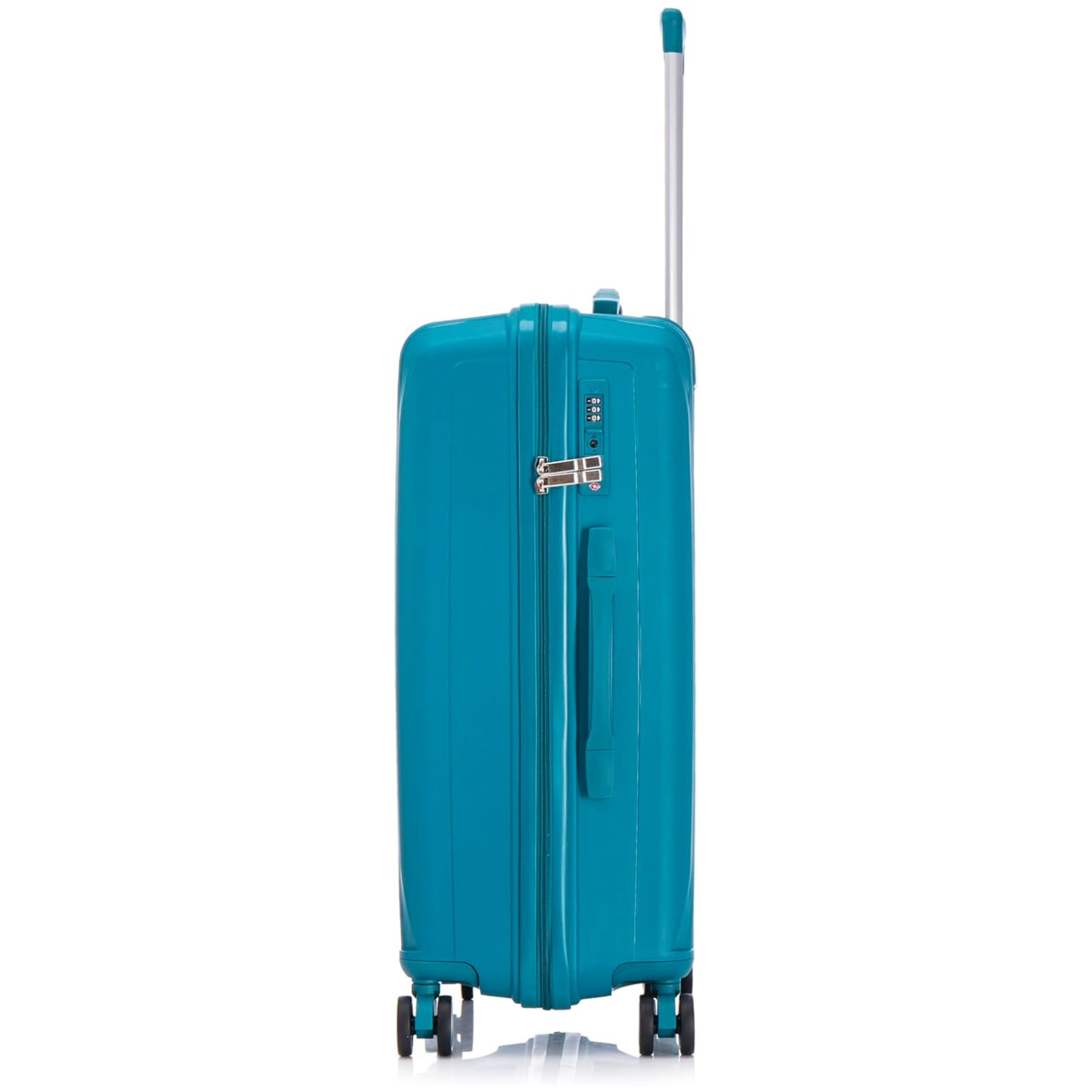 Set Valise 3 pièces En Polypropylène | Valise Cabine | Valise Moyenne | Valise Grande – Bleu