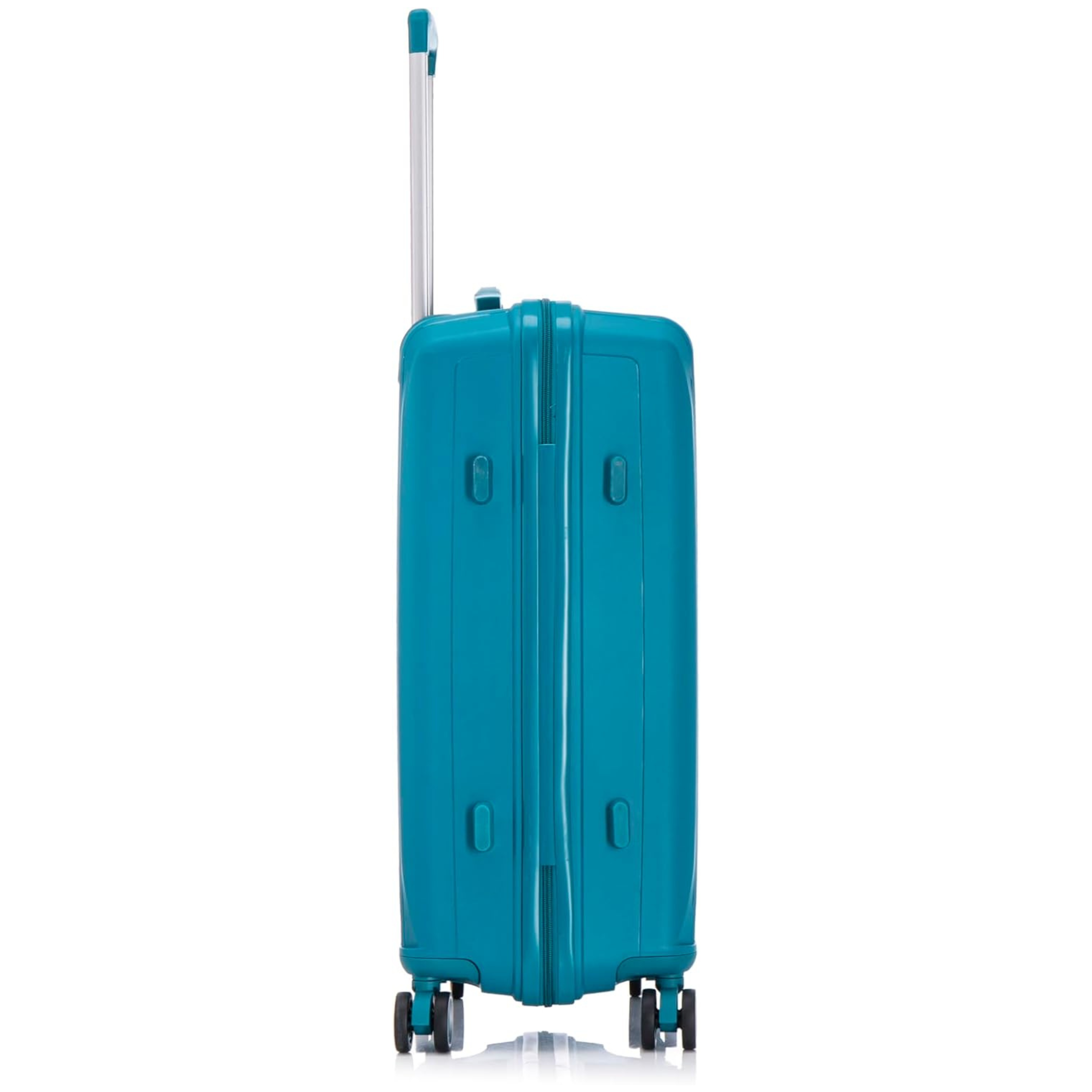 Set Valise 3 pièces En Polypropylène | Valise Cabine | Valise Moyenne | Valise Grande – Bleu