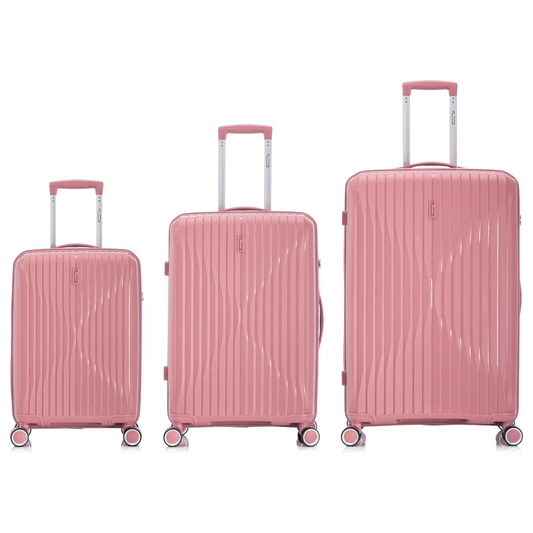 Set 3 Valises – Valise Cabine | Valise Moyenne | Valise Grande – Polypropylène