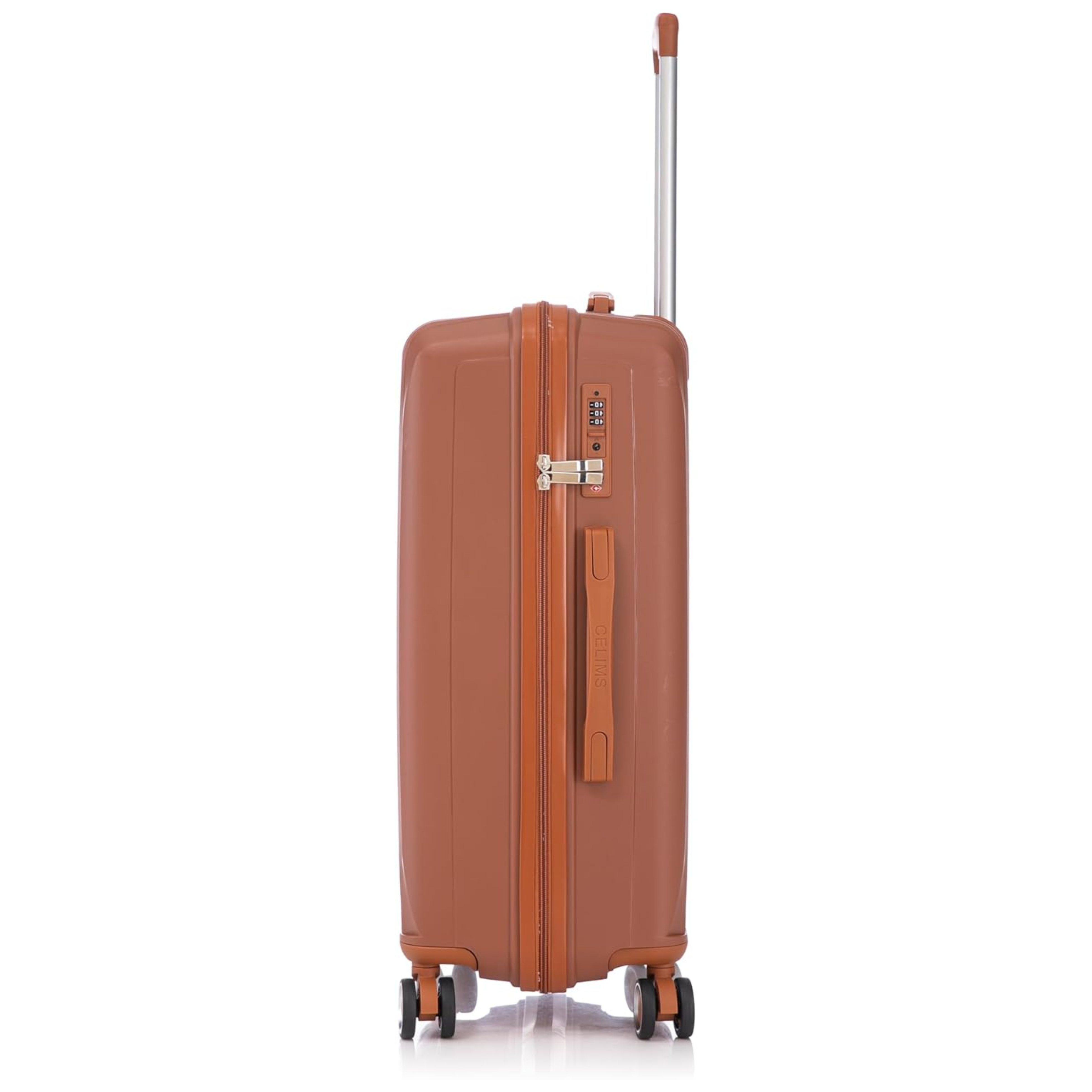 Maleta grande de polipropileno | Equipaje facturado de 23 kg | 75x45x28 | Rojo