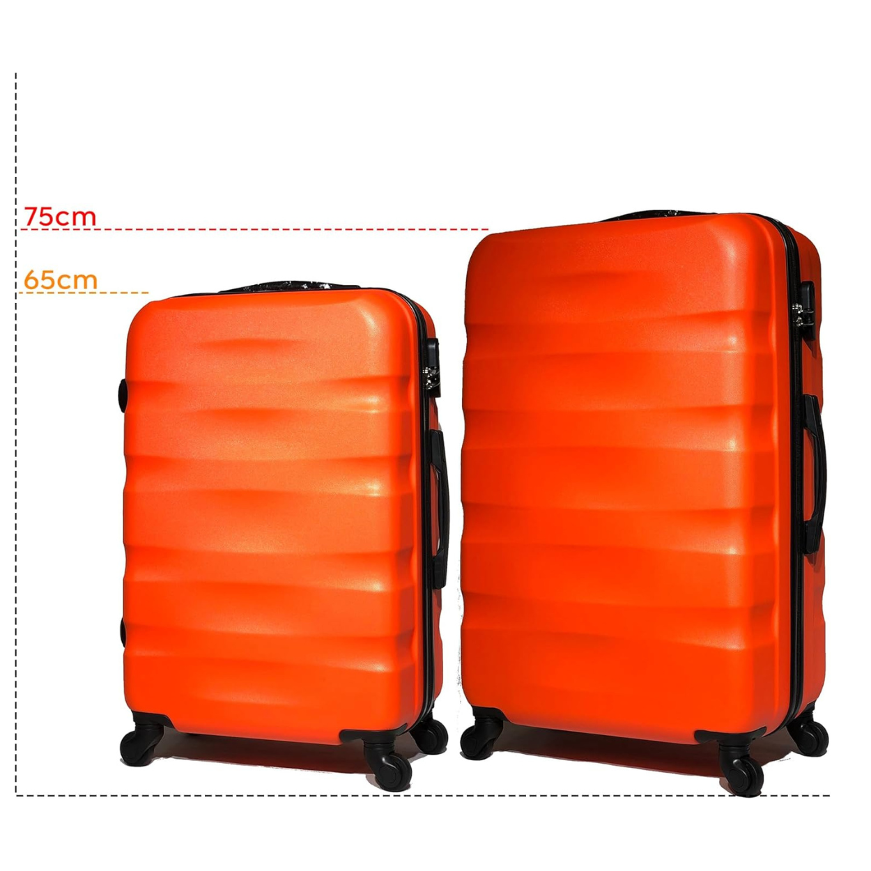 Set 2 Suitcases – Cabin Suitcase | Medium Suitcase – ABS