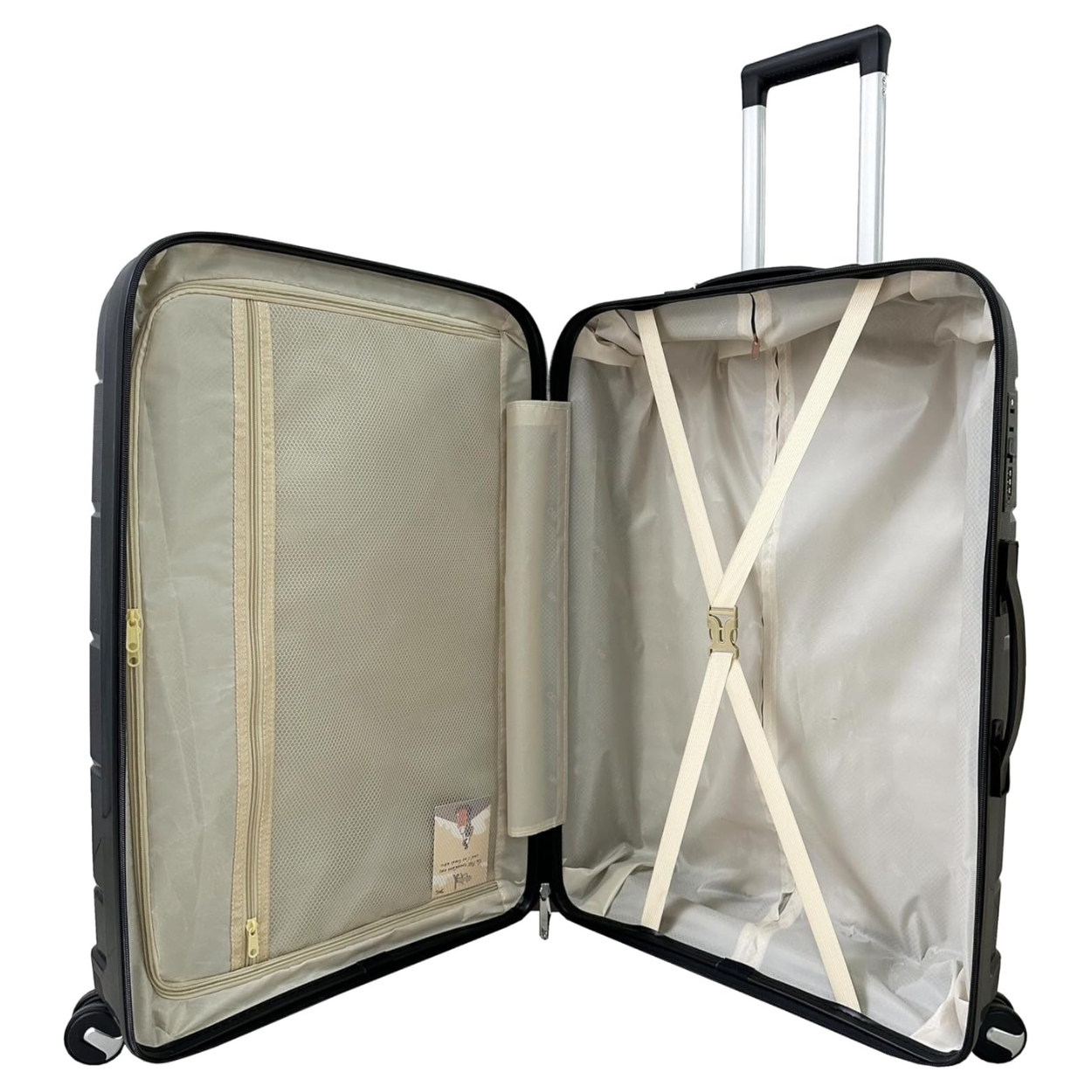 Valise Cabine avec Vanity Polypropylène | Bagage Cabine | 55x40x20 | Champagne - Celims France