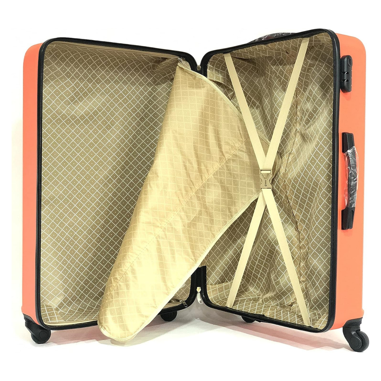 Valise Grande avec Vanity Week-end | Valise 23 kg | 75x45x28 | Orange