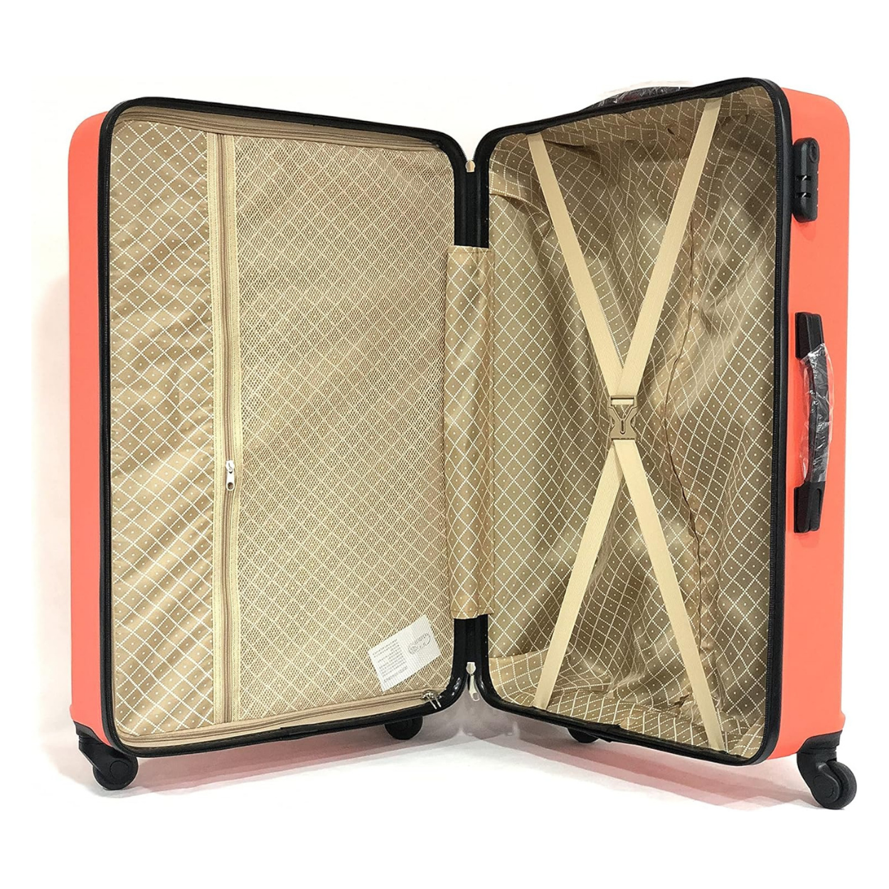 Valise Grande avec Vanity Week-end | Valise 23 kg | 75x45x28 | Orange