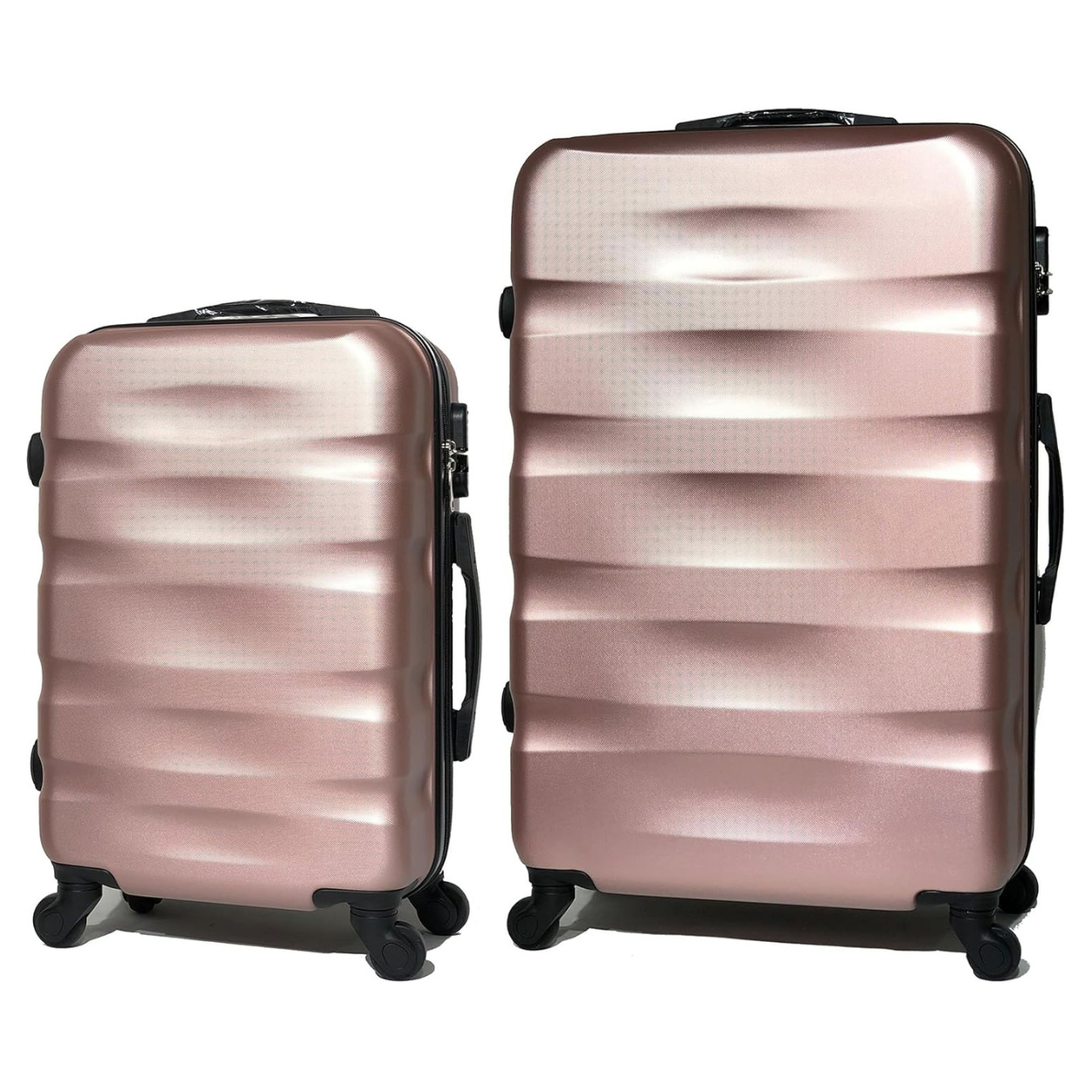 Set 2 Suitcases – Cabin Suitcase | Large Suitcase – ABS