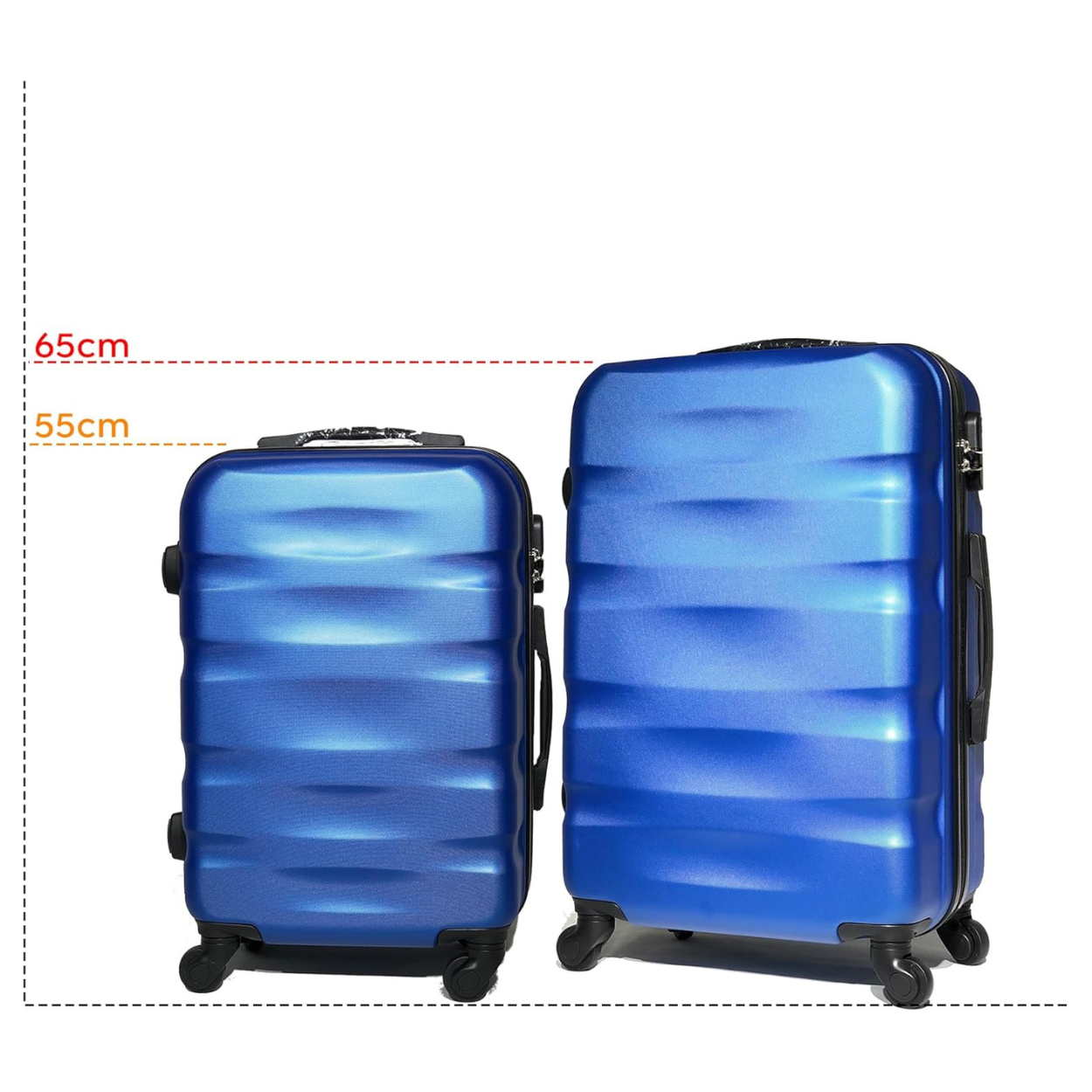 Set 2 Suitcases – Cabin Suitcase | Medium Suitcase – ABS