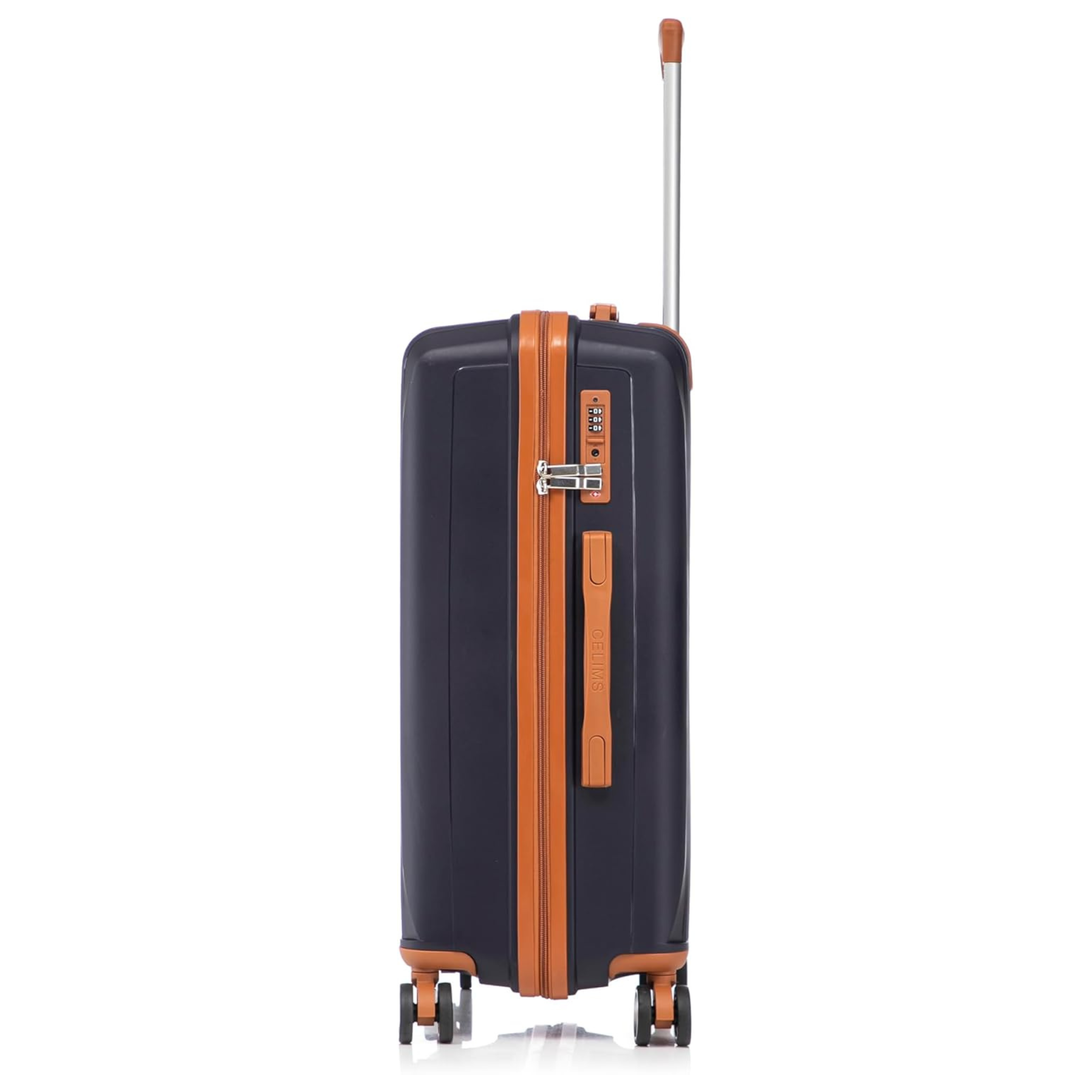 3 Piece Polypropylene Suitcase Set | Cabin Suitcase | Medium Suitcase | Large Suitcase - Blue