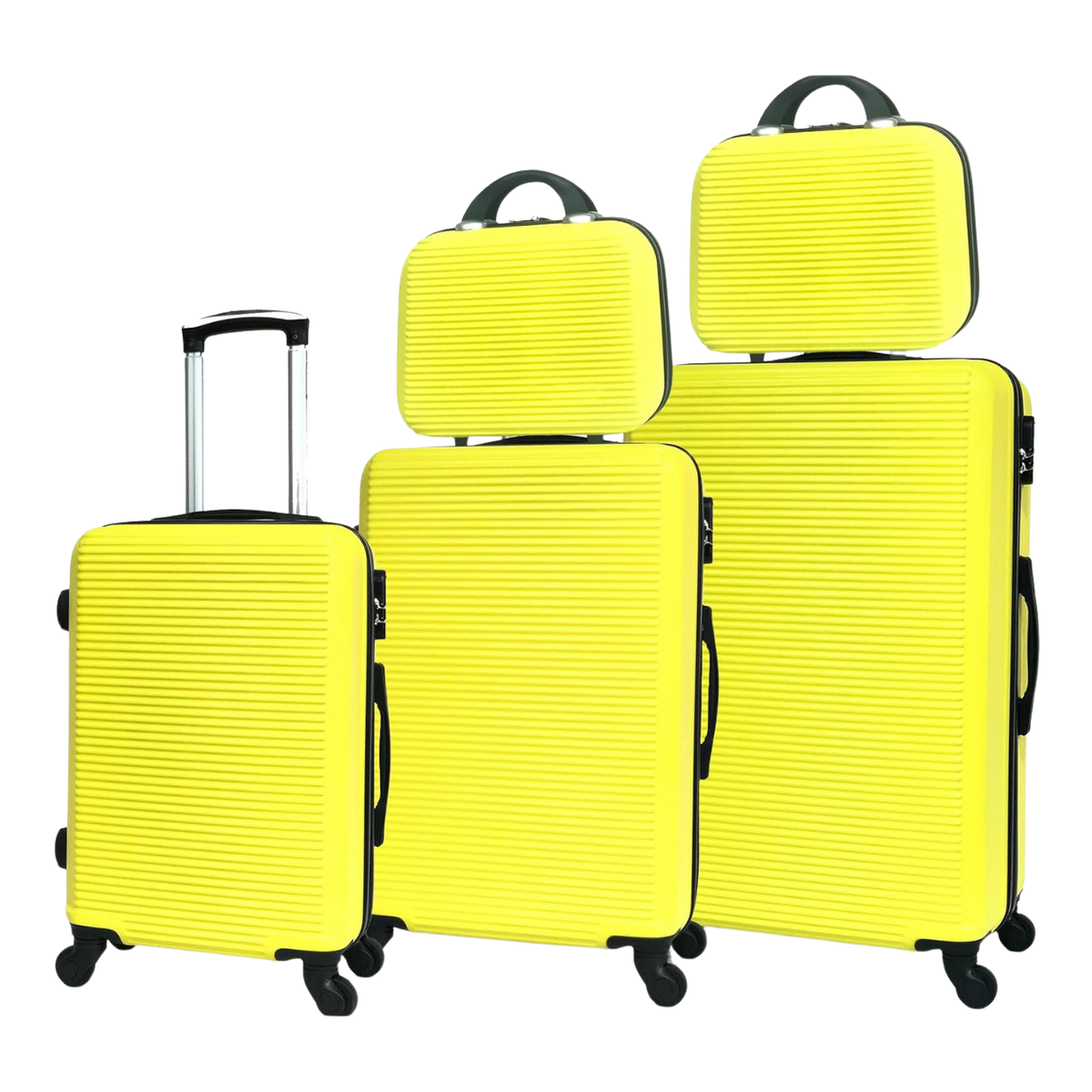 SET - Set 5 Pièces - ABS (XL-75cm) (L-65cm) (S-55cm) (Vanity 30 & 35cm)