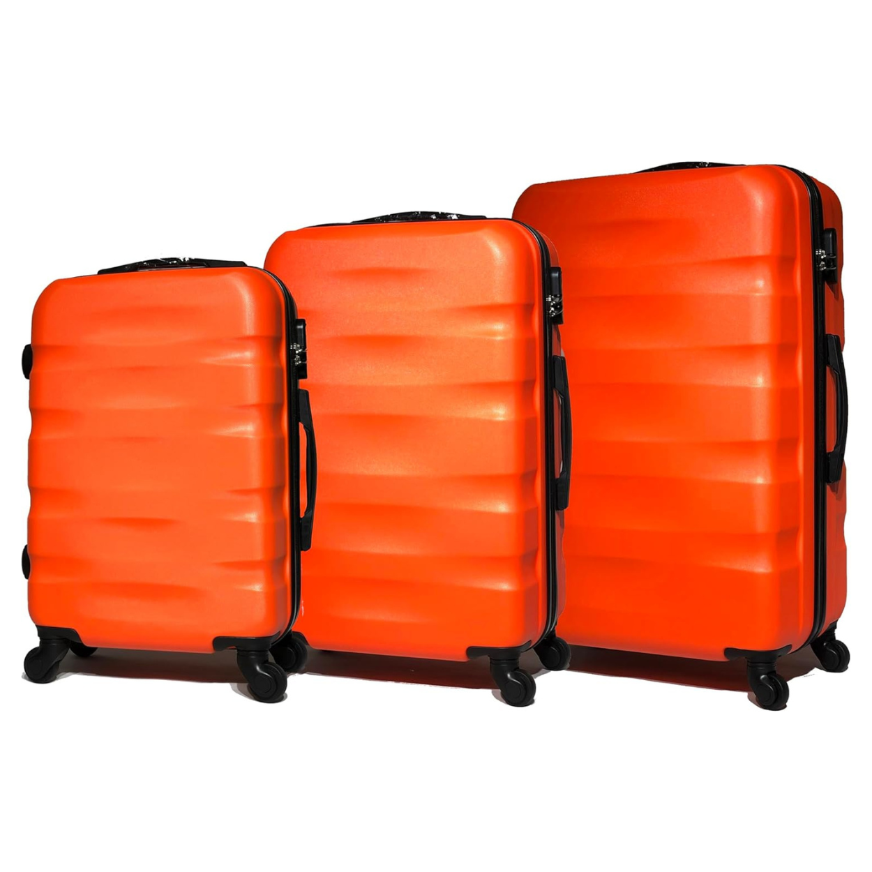 Set 3 Suitcases – Cabin Suitcase | Medium Suitcase | Large Suitcase – ABS