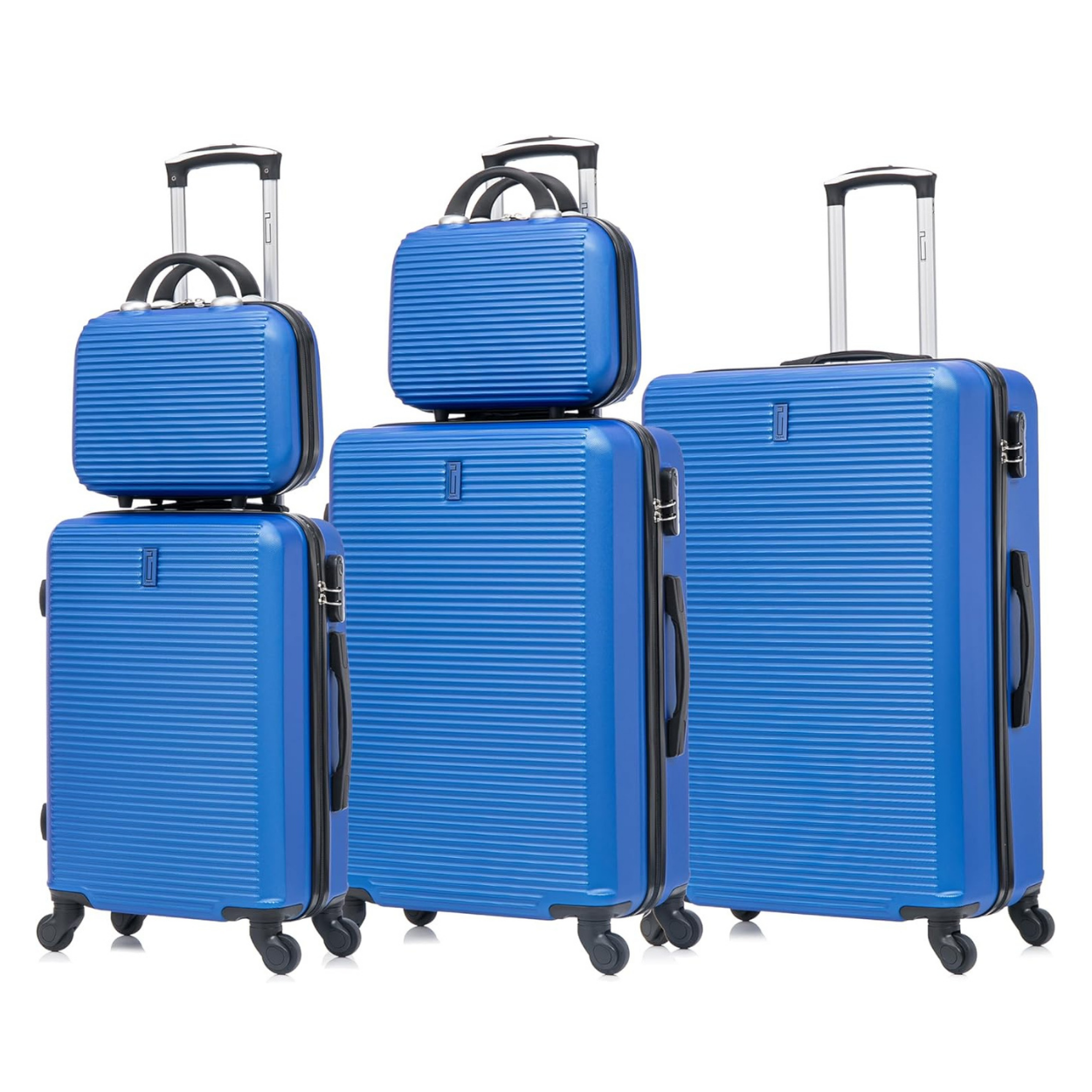 Set 5 Valises – Valise Cabine | Valise Moyenne | Valise Grande | 2x Vanity – ABS