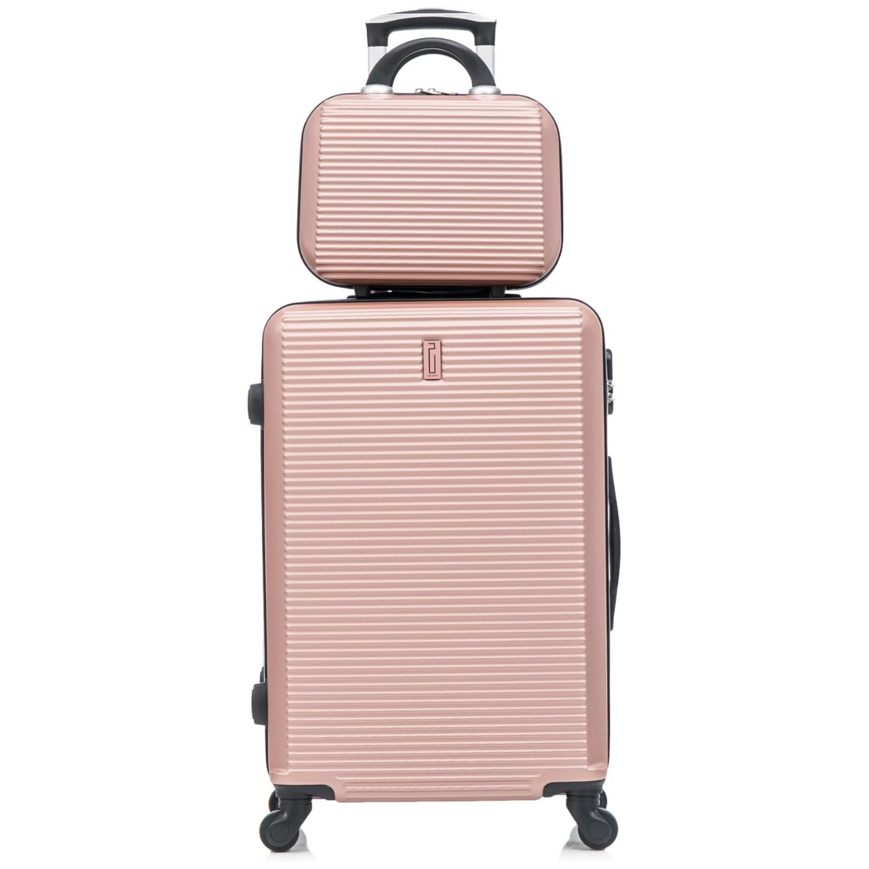 Set De Valise 5 pièces Week-end | Valise Cabine | Valise Moyenne | Valise Grande | 2x Vanity – Rose Gold