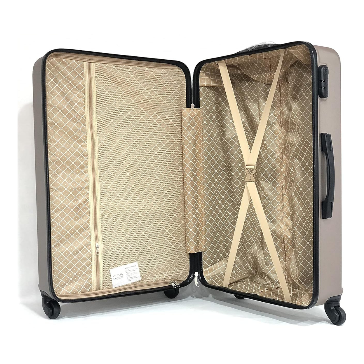 Valise Grande avec Vanity Week-end | Valise 23 kg | 75x45x28 | Champagne