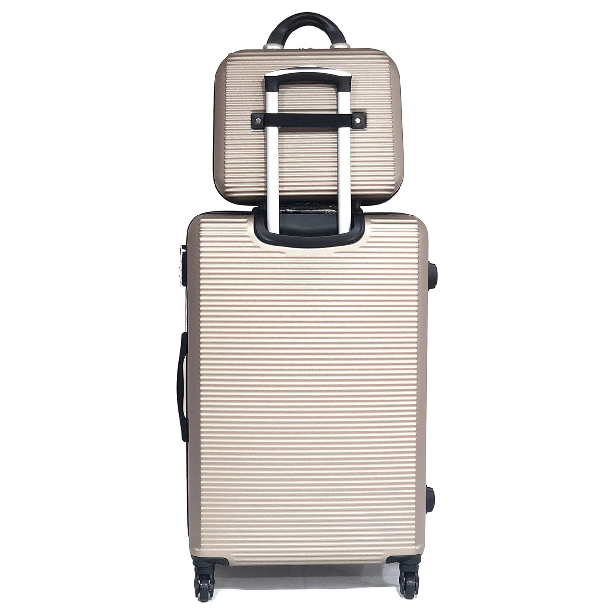 Valise Grande avec Vanity Week-end | Valise 23 kg | 75x45x28 | Champagne