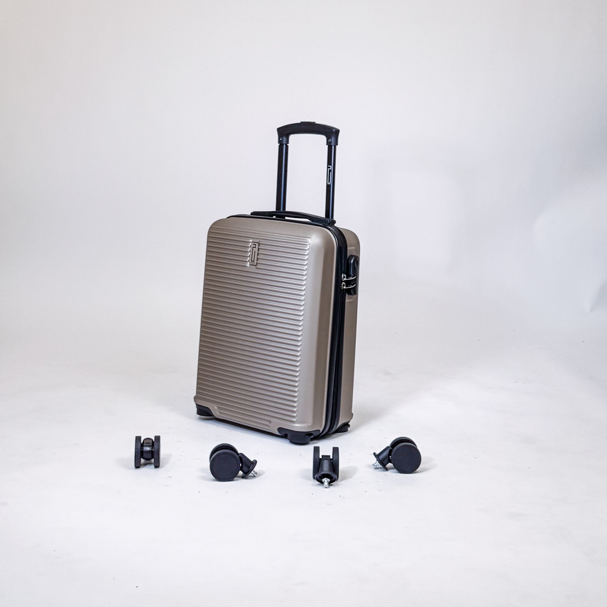 Valigia da cabina in ABS - XS con ruote rimovibili (45 cm) 