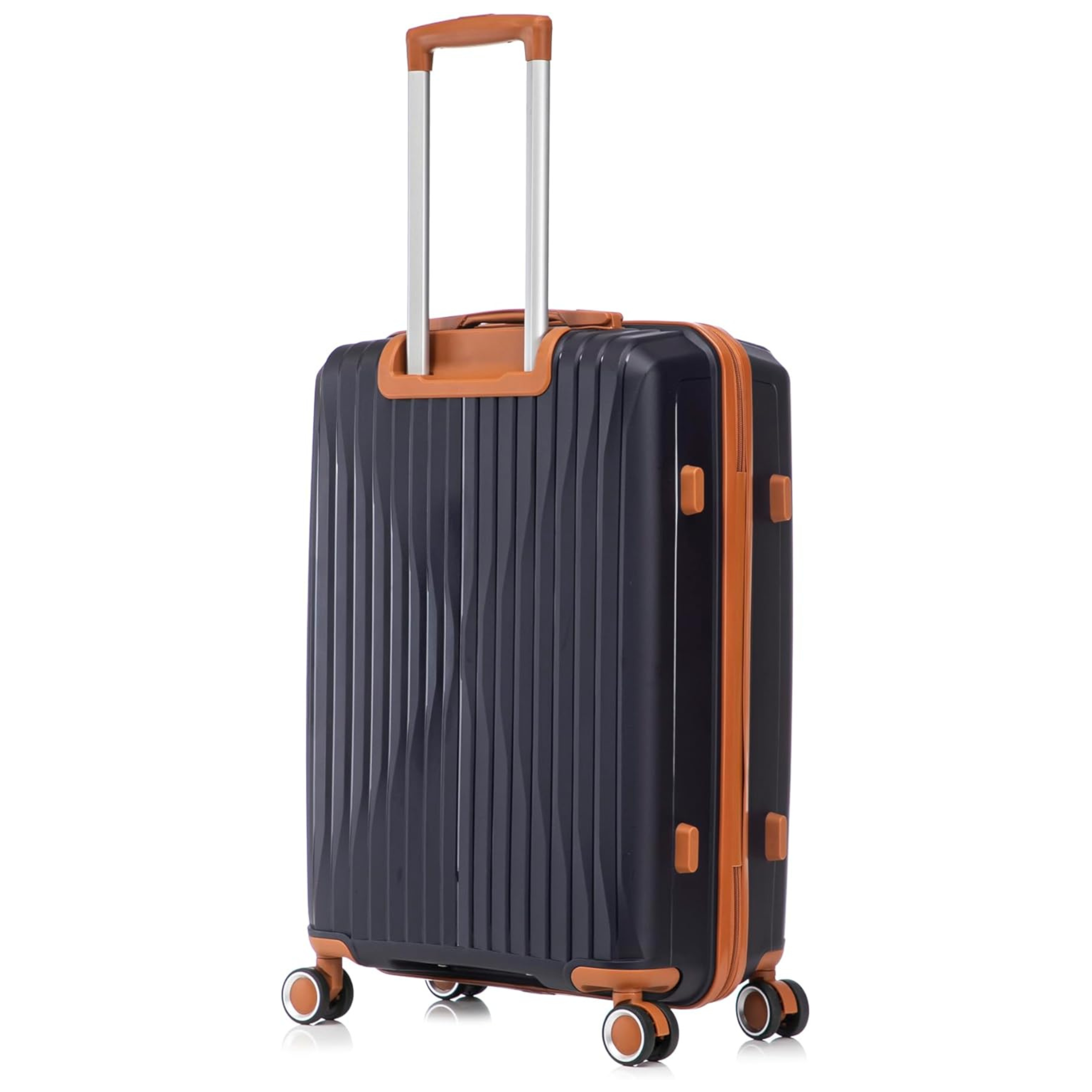 3 Piece Polypropylene Suitcase Set | Cabin Suitcase | Medium Suitcase | Large Suitcase - Blue
