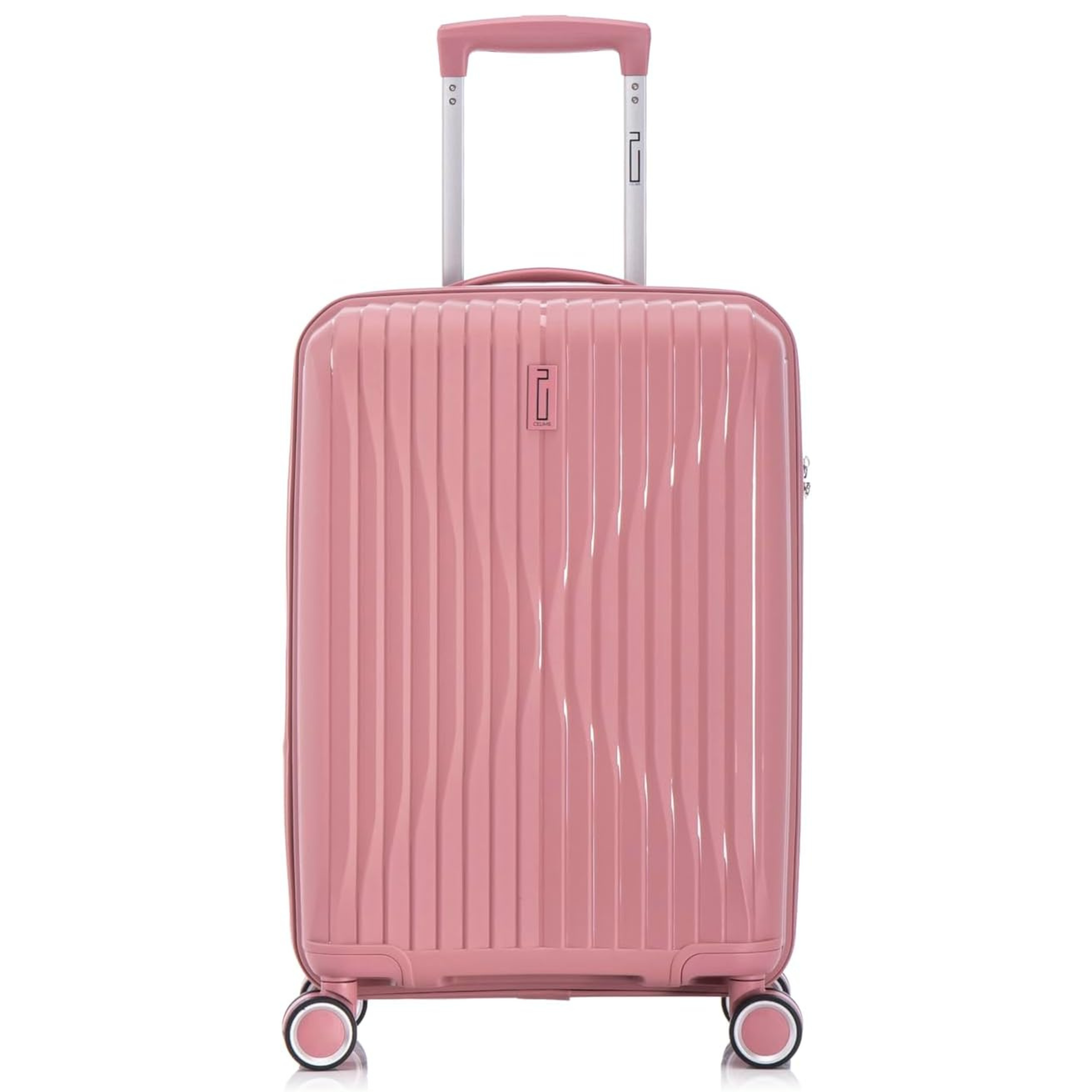 Valise Cabine Polypropylène | valise en polypropylène | 55x40x20 | Rose - Celims France