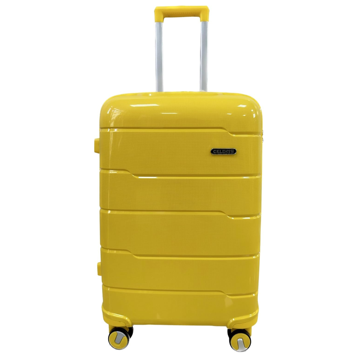 Valise Moyenne Polypropylène | Valise 20 kg | 65x40x25 | Jaune - Celims France