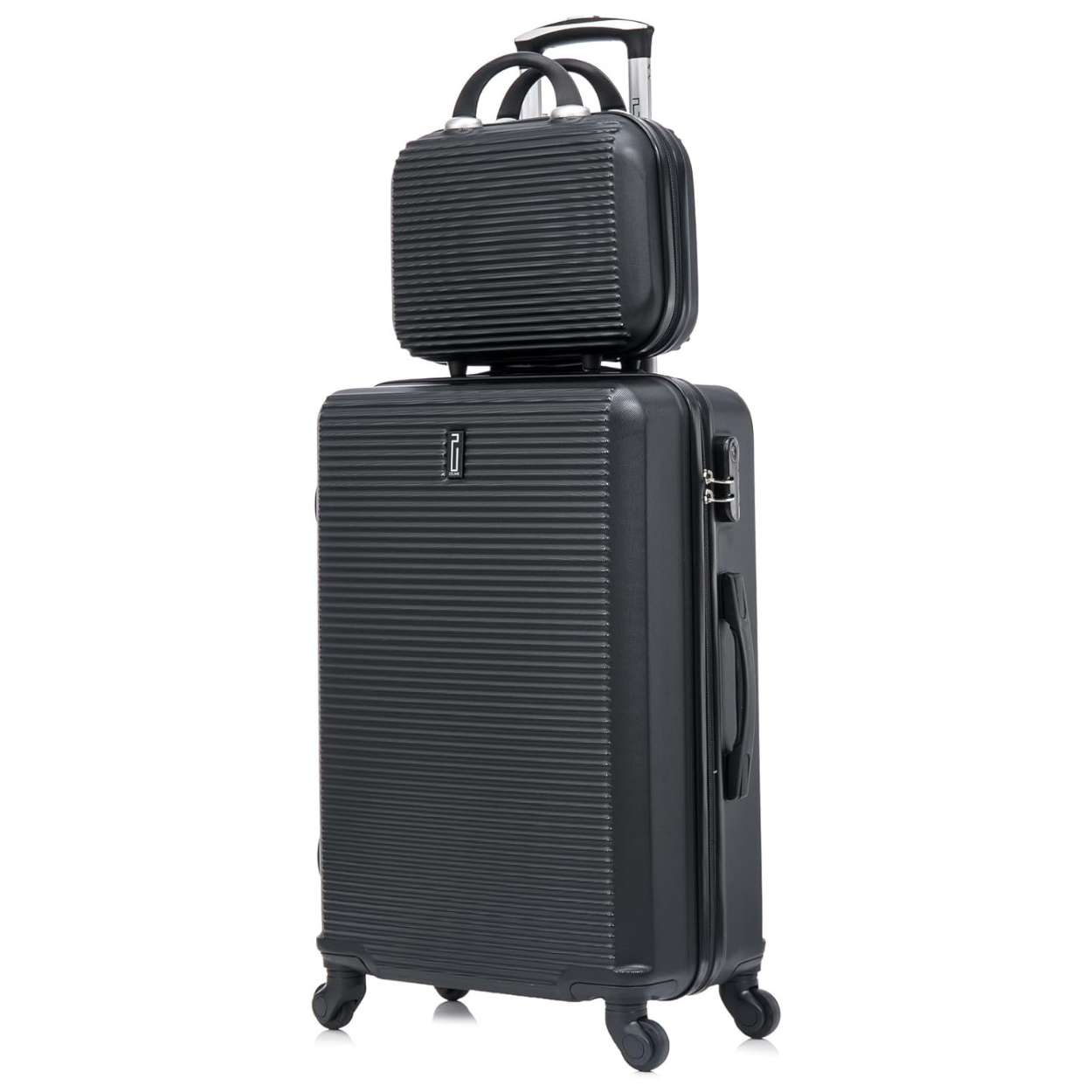 Valise Grande avec Vanity Week-end | Valise 23 kg | 75x45x28 | Noir