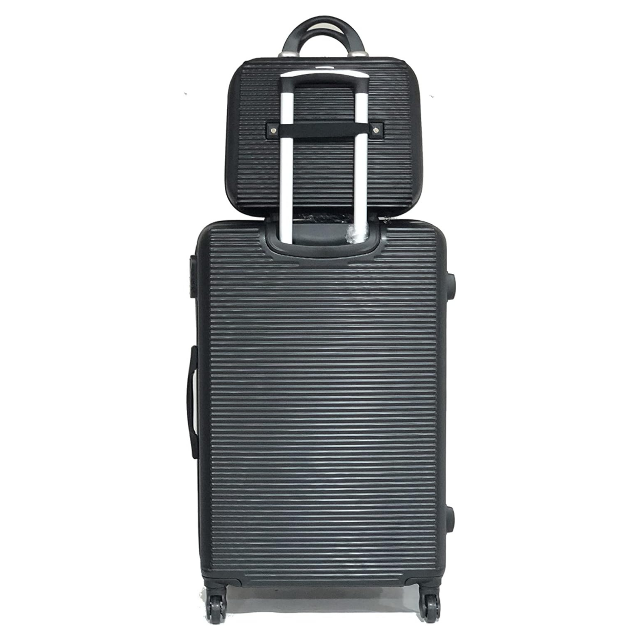 Valise Grande avec Vanity Week-end | Valise 23 kg | 75x45x28 | Noir