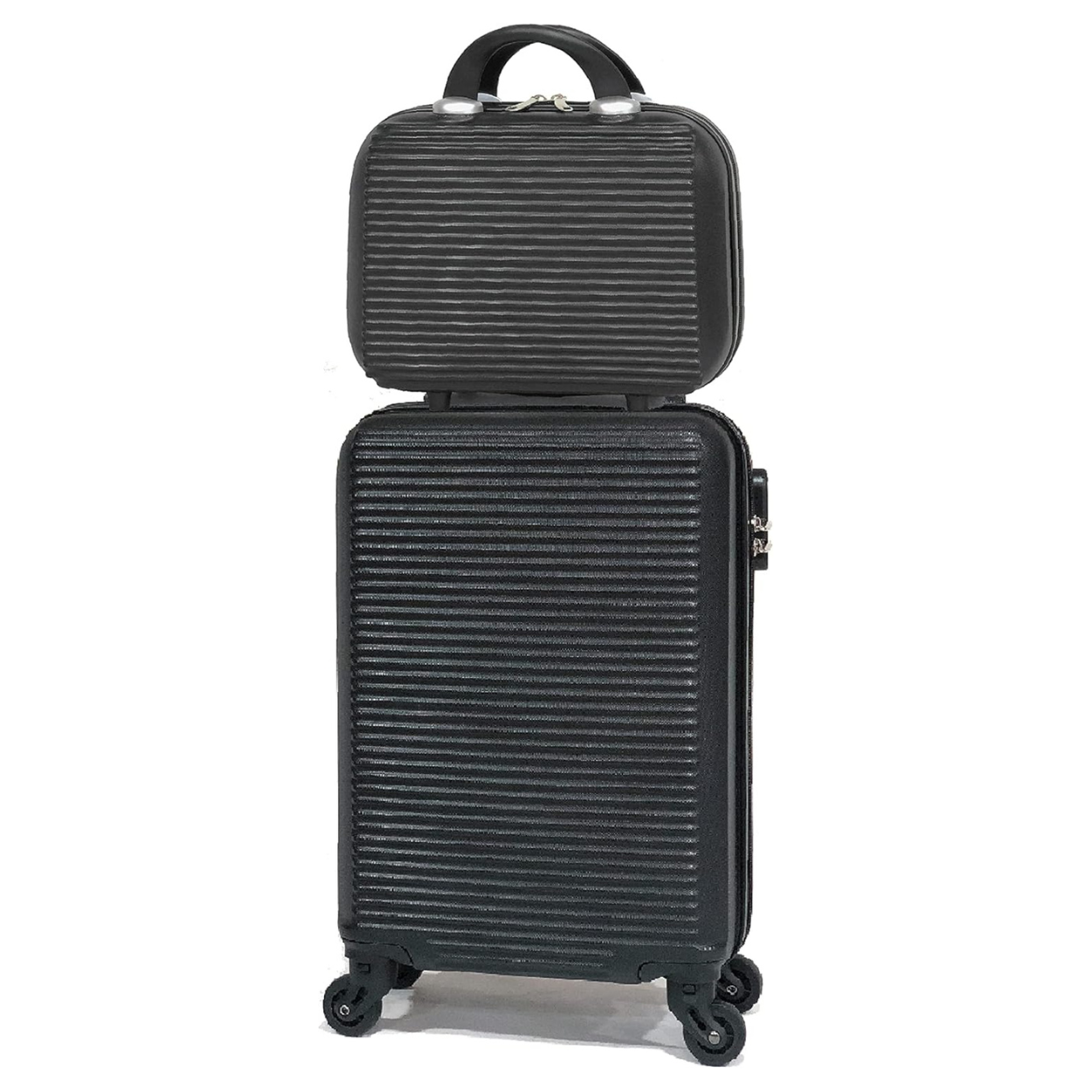 Valise Cabine avec Vanity Week-end | Petite Valise | 45x36x20 | Noir