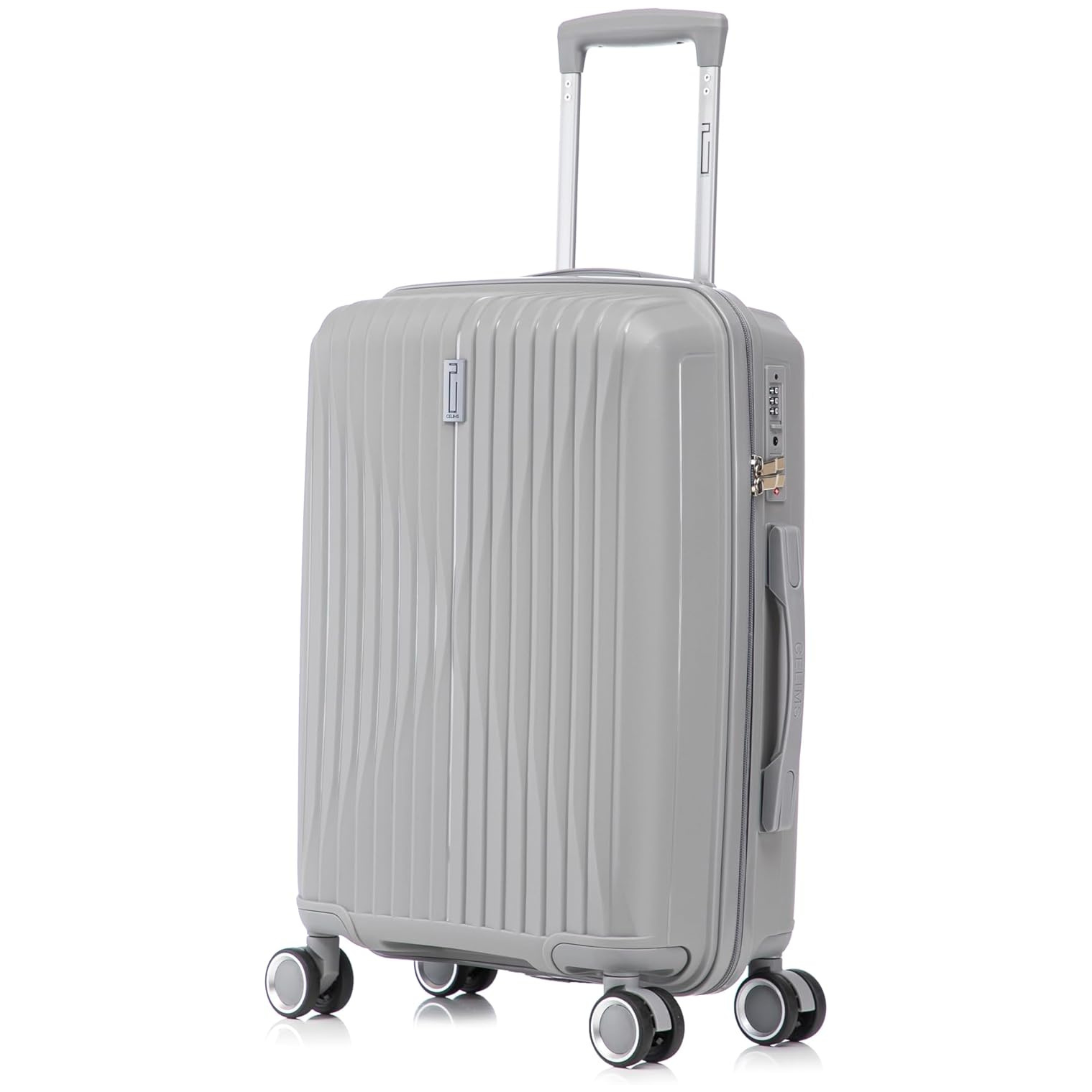 20” Carry-On Suitcase Polypropylene | Cabin Luggage | Blue