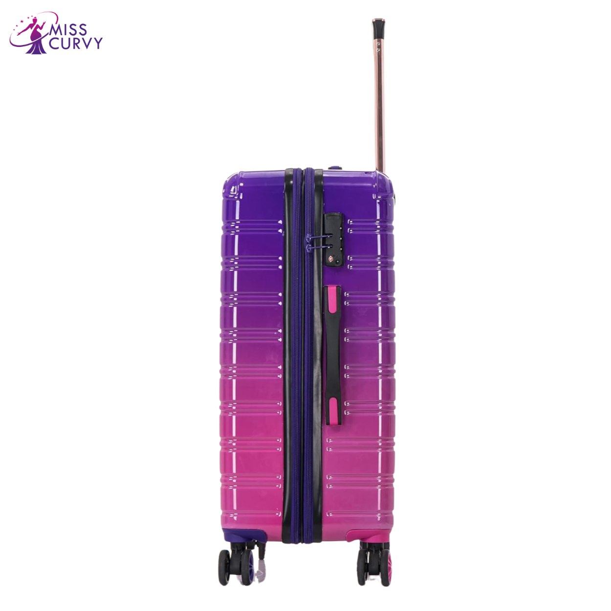 Valise Grande Taille Polycarbonate | Valise Soute 23 kg | 75x45x28 | Dégradé Violet