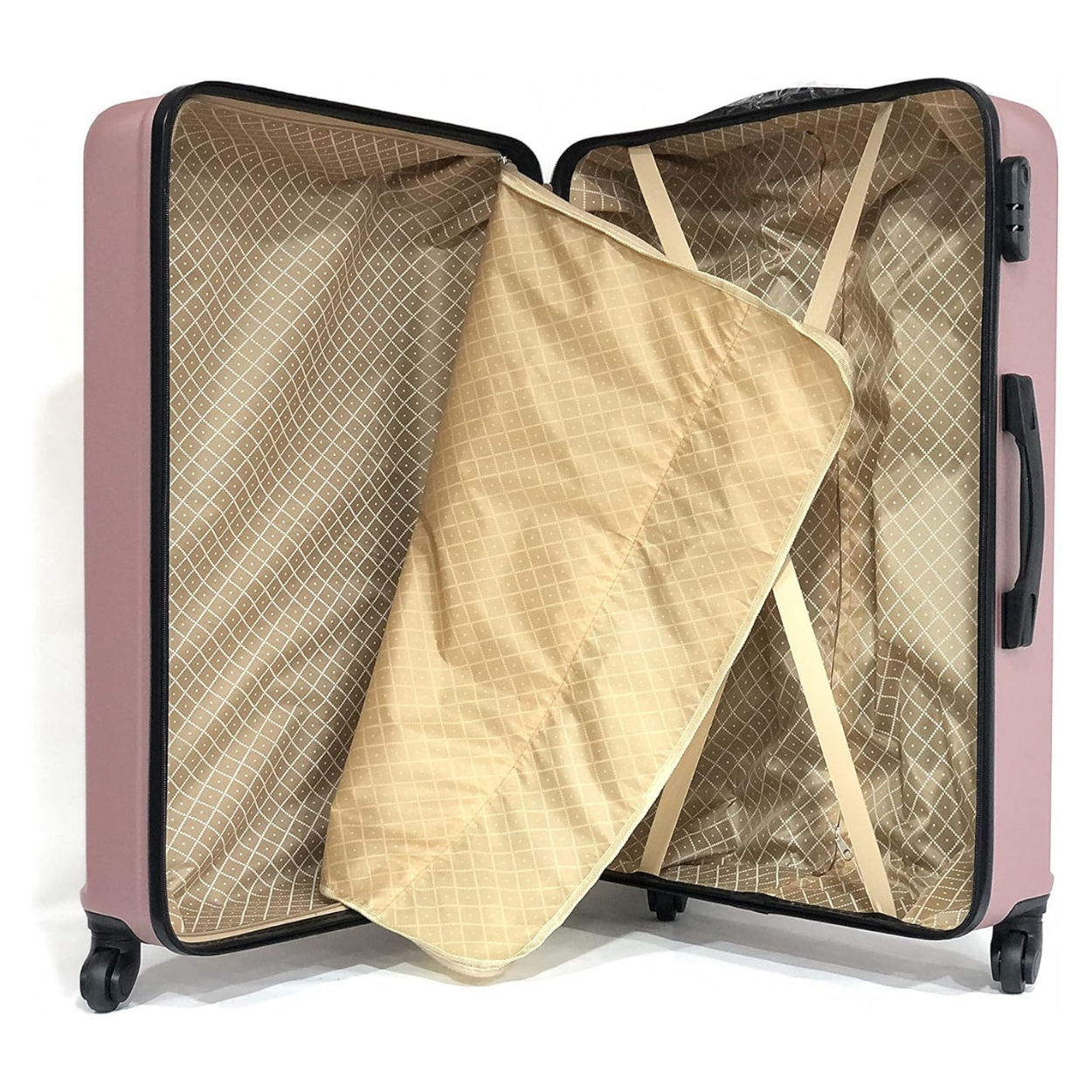 Valise Grande avec Vanity Week-end | Valise 23 kg | 75x45x28 | Rose Gold