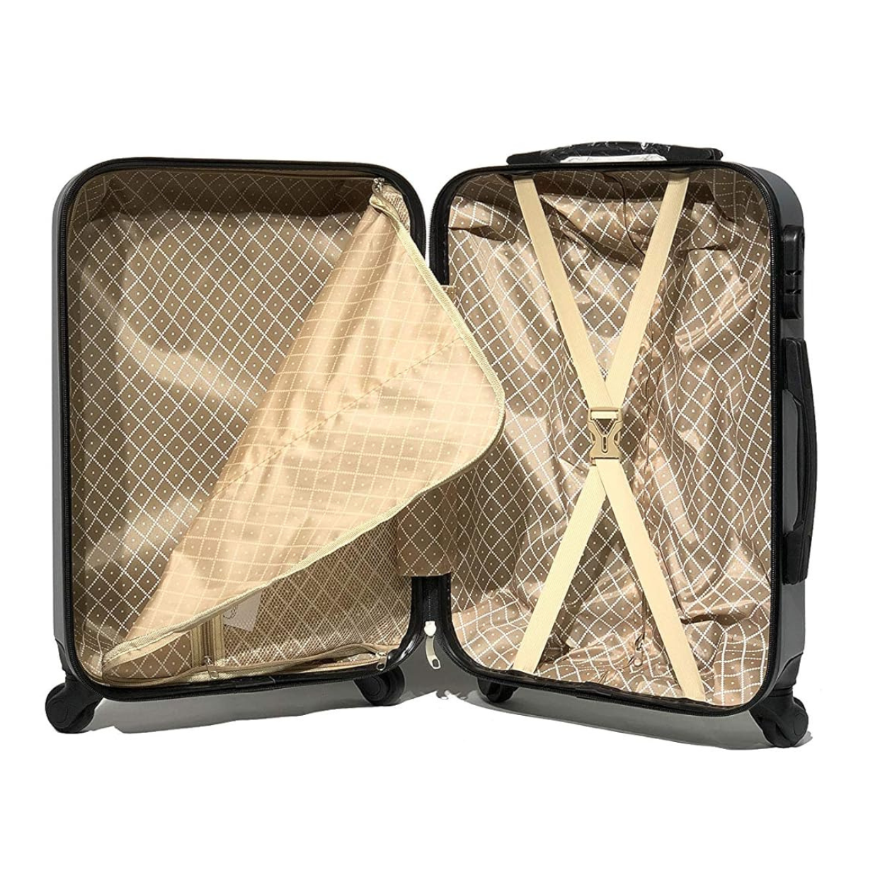 Set 2 Cabin Suitcases – ABS