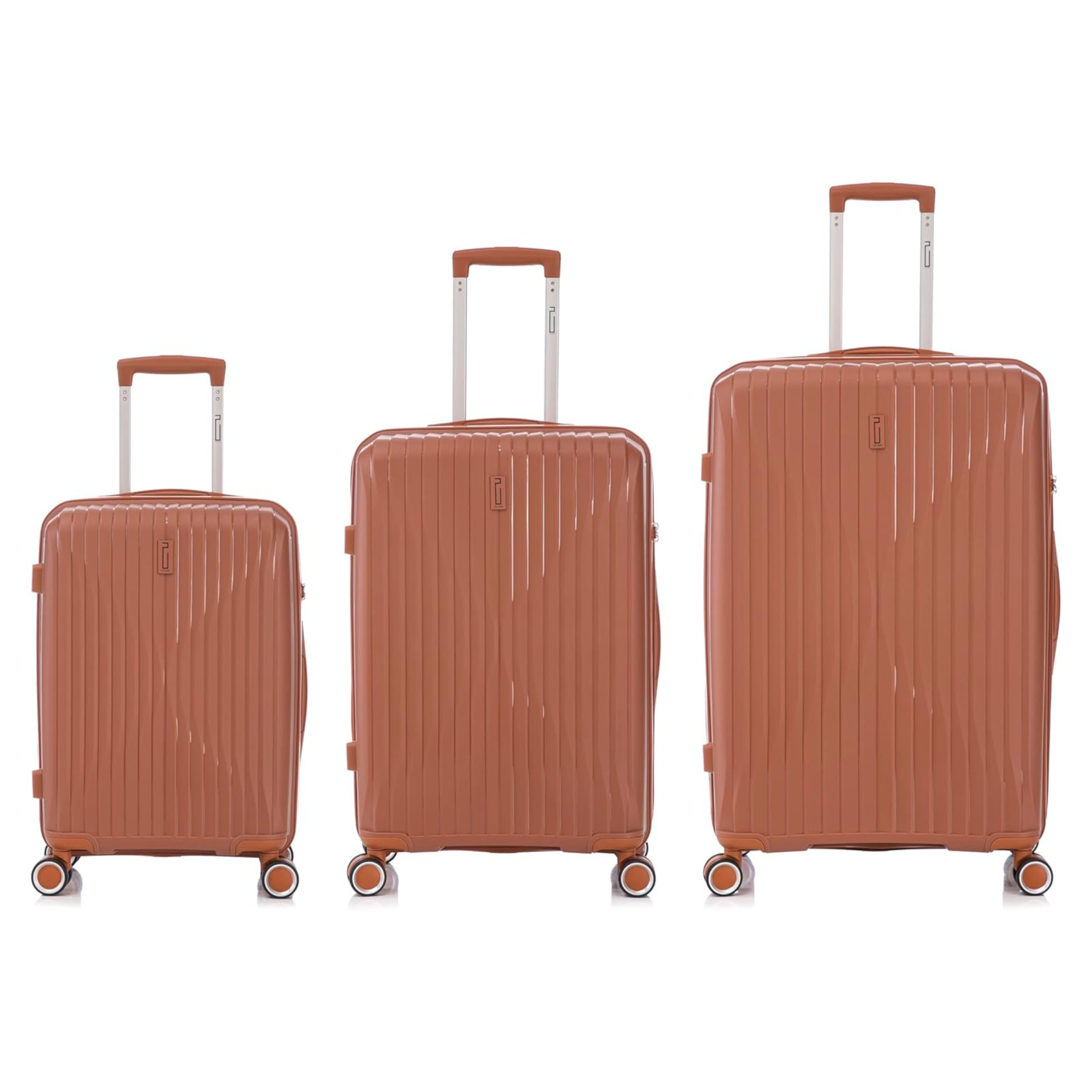 3 Piece Polypropylene Suitcase Set | Cabin Suitcase | Medium Suitcase | Large Suitcase - Blue