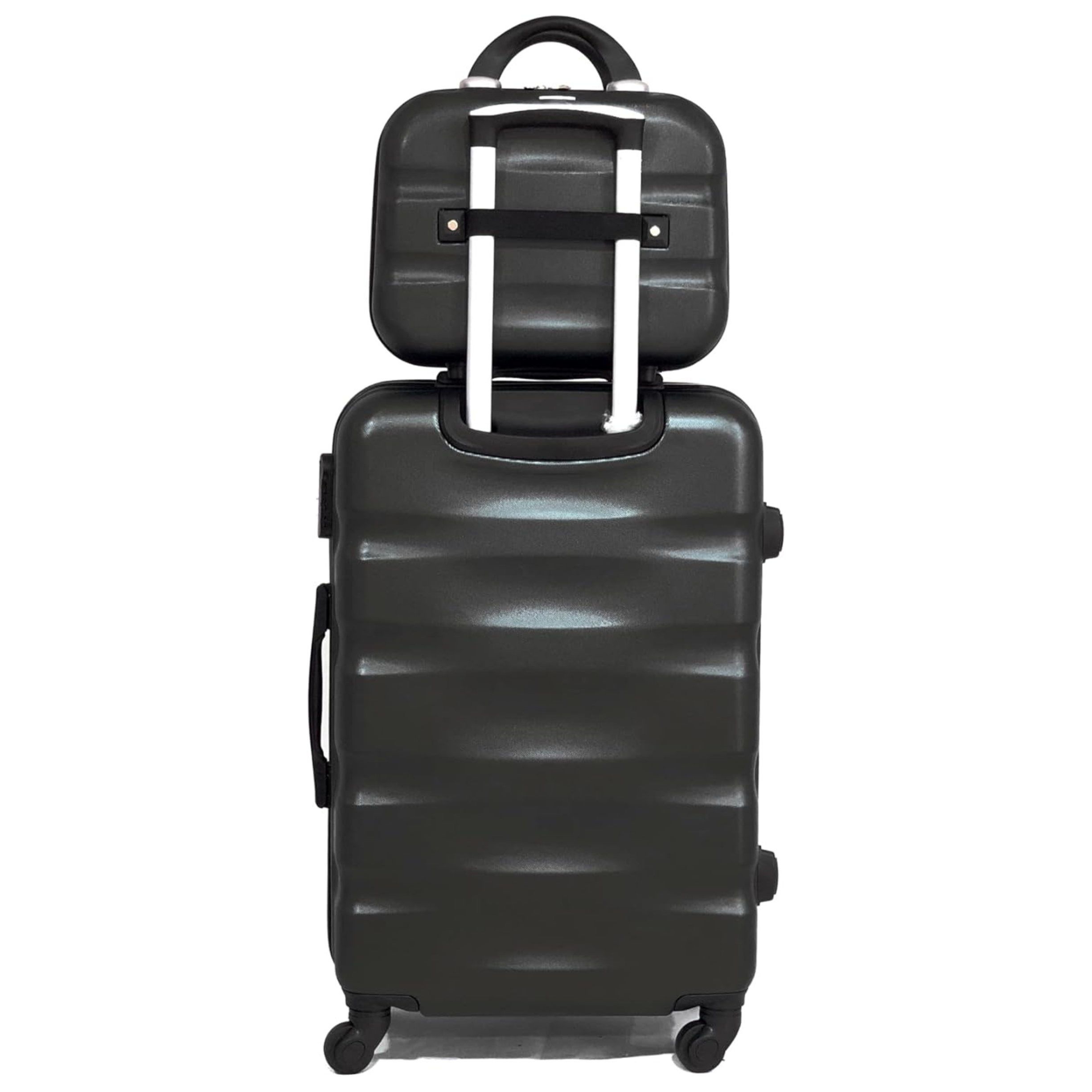 Valise Cabine avec Vanity AeroWave | Bagage Cabine | 55x35x25 | Noir - Celims France