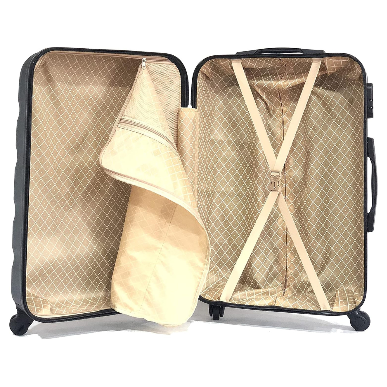 Set 3 Suitcases – Cabin Suitcase | Medium Suitcase | Large Suitcase – ABS