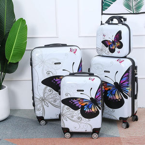 Set 4 Valises – Valise Cabine | Valise Moyenne | Valise Grande | Vanity – Polycarbonate