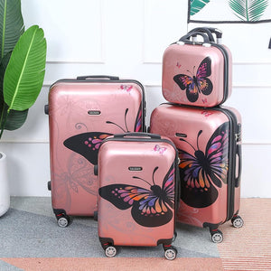 Set 4 Valises – Valise Cabine | Valise Moyenne | Valise Grande | Vanity – Polycarbonate