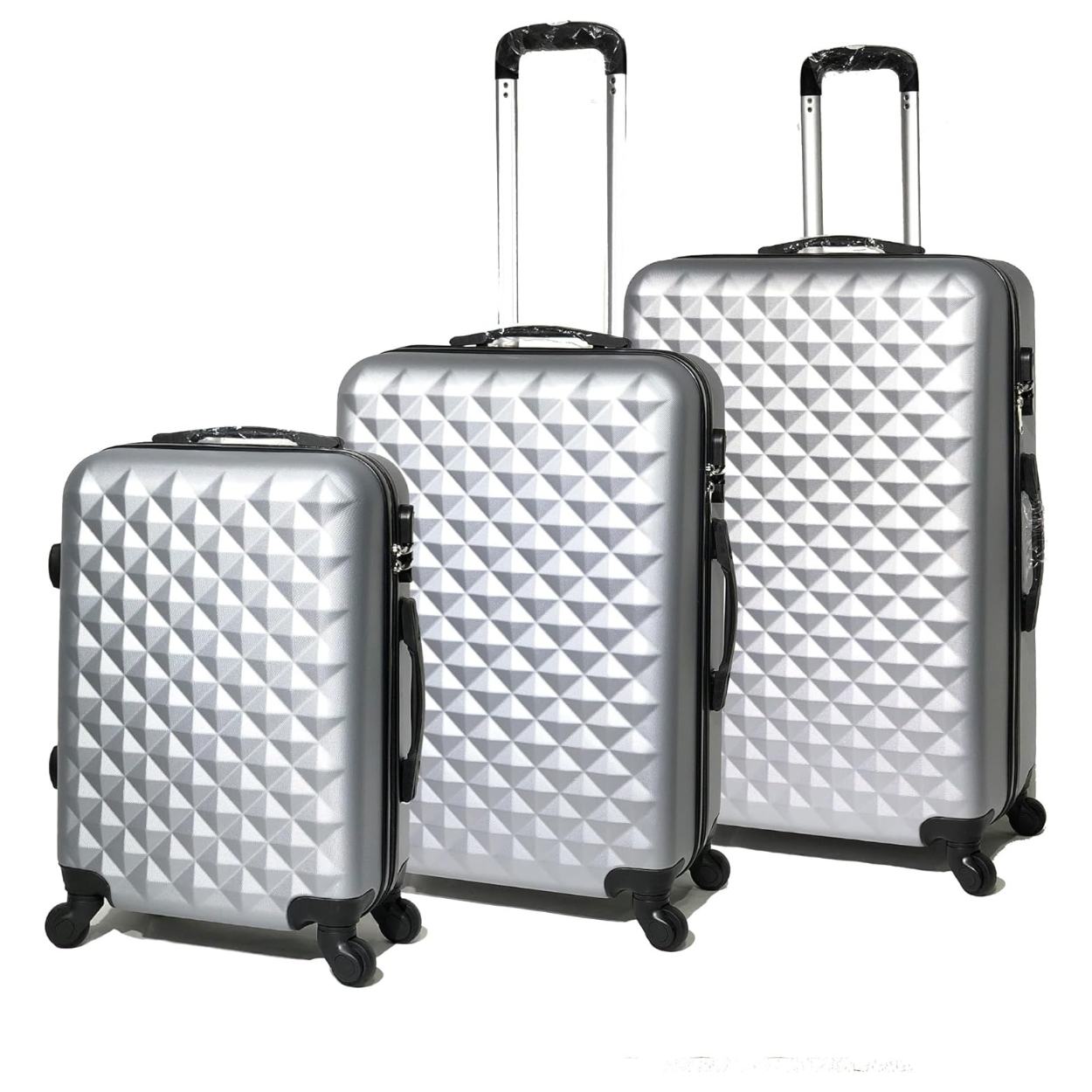 Set 3 Suitcases – Cabin Suitcase | Medium Suitcase | Large Suitcase – ABS