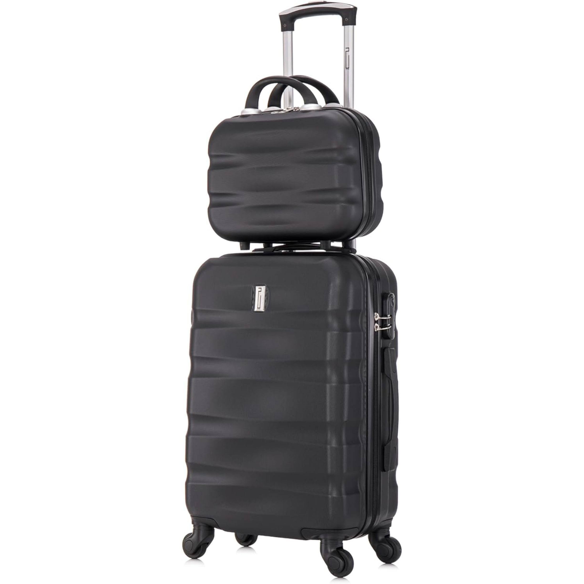 Valise Cabine avec Vanity AeroWave | Bagage Cabine | 55x35x25 | Noir - Celims France