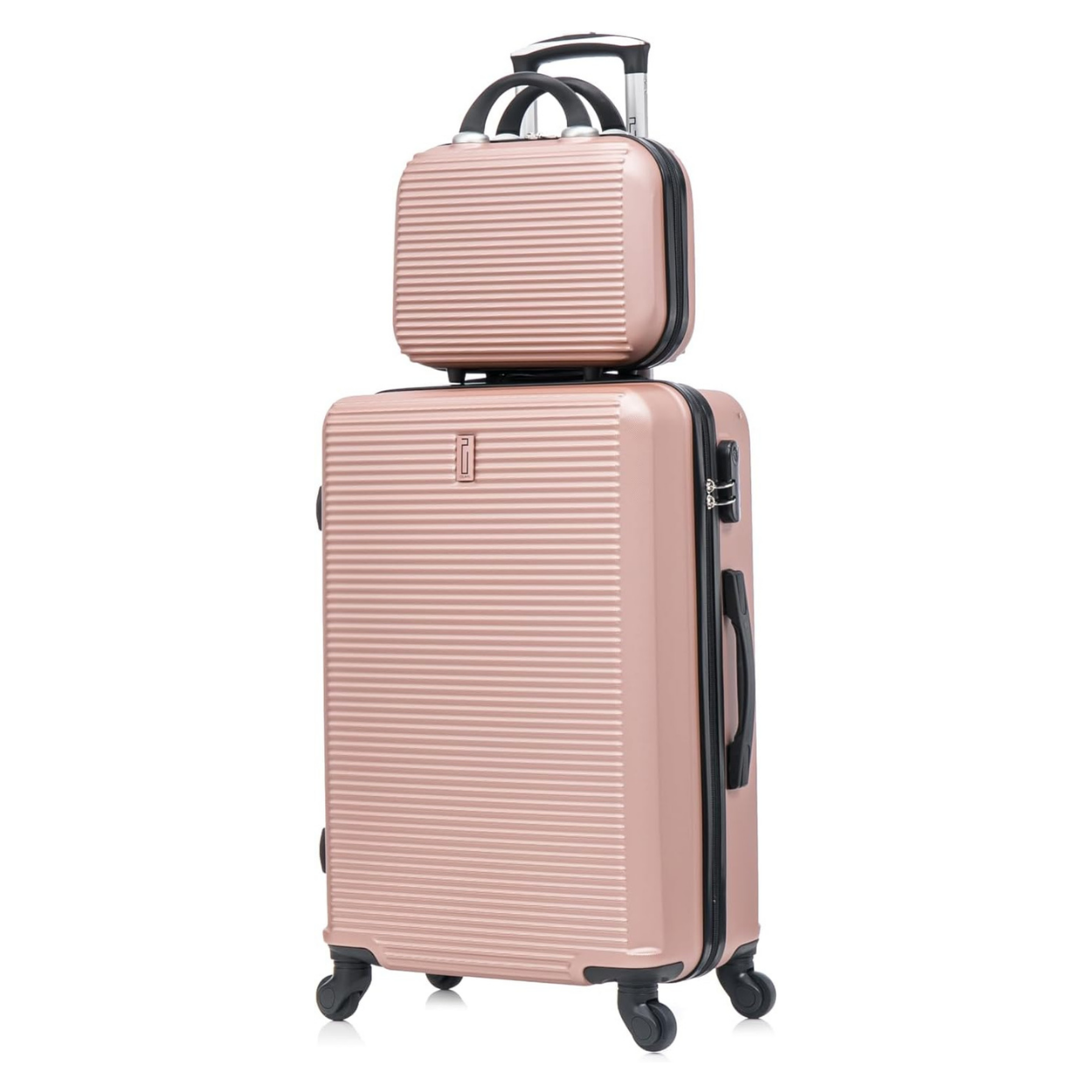 Valise Grande avec Vanity Week-end | Valise 23 kg | 75x45x28 | Rose Gold