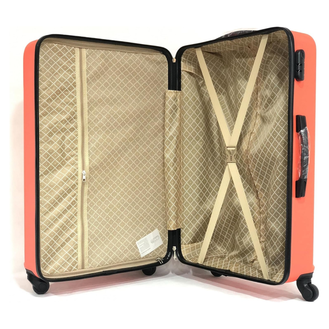 Set De Valise 5 pièces Week-end | Valise Cabine | Valise Moyenne | Valise Grande | 2x Vanity – Orange