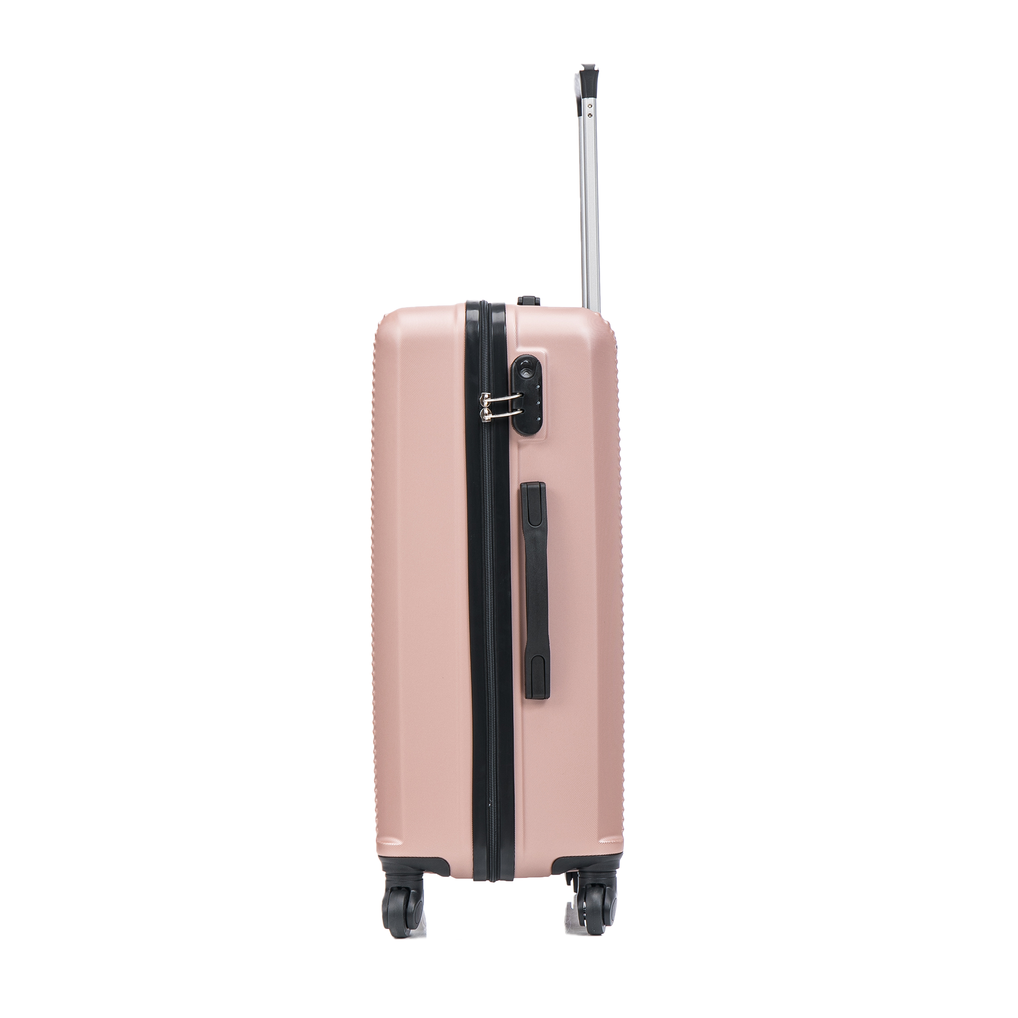 Set De Valise 4 pièces Week-end | Valise Cabine | Valise Moyenne | Valise Grande | Vanity – Rose Gold