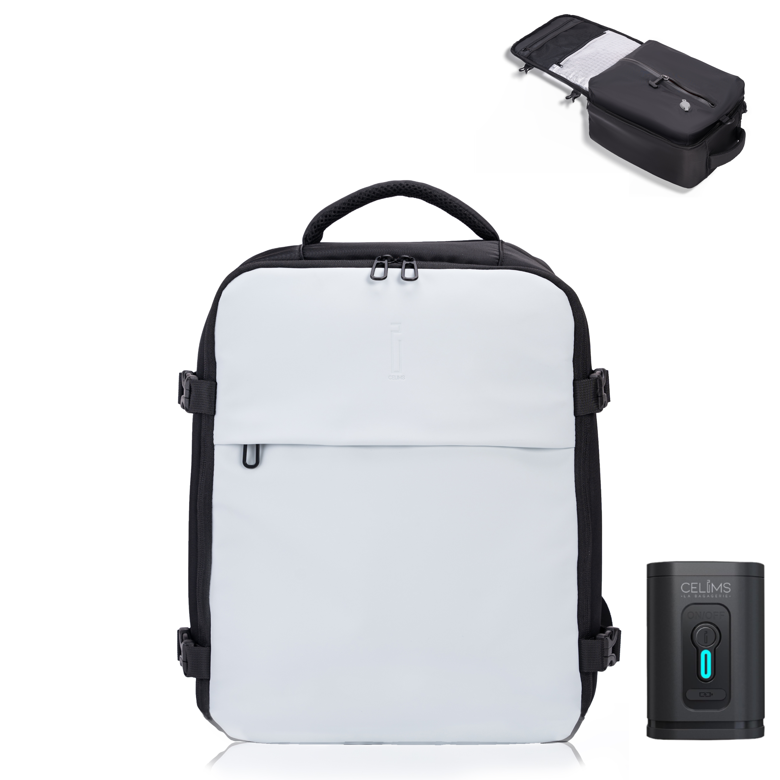 Zaino sottovuoto CELIMS 40x30x20 - Bagaglio a mano - Impermeabile - Cachi