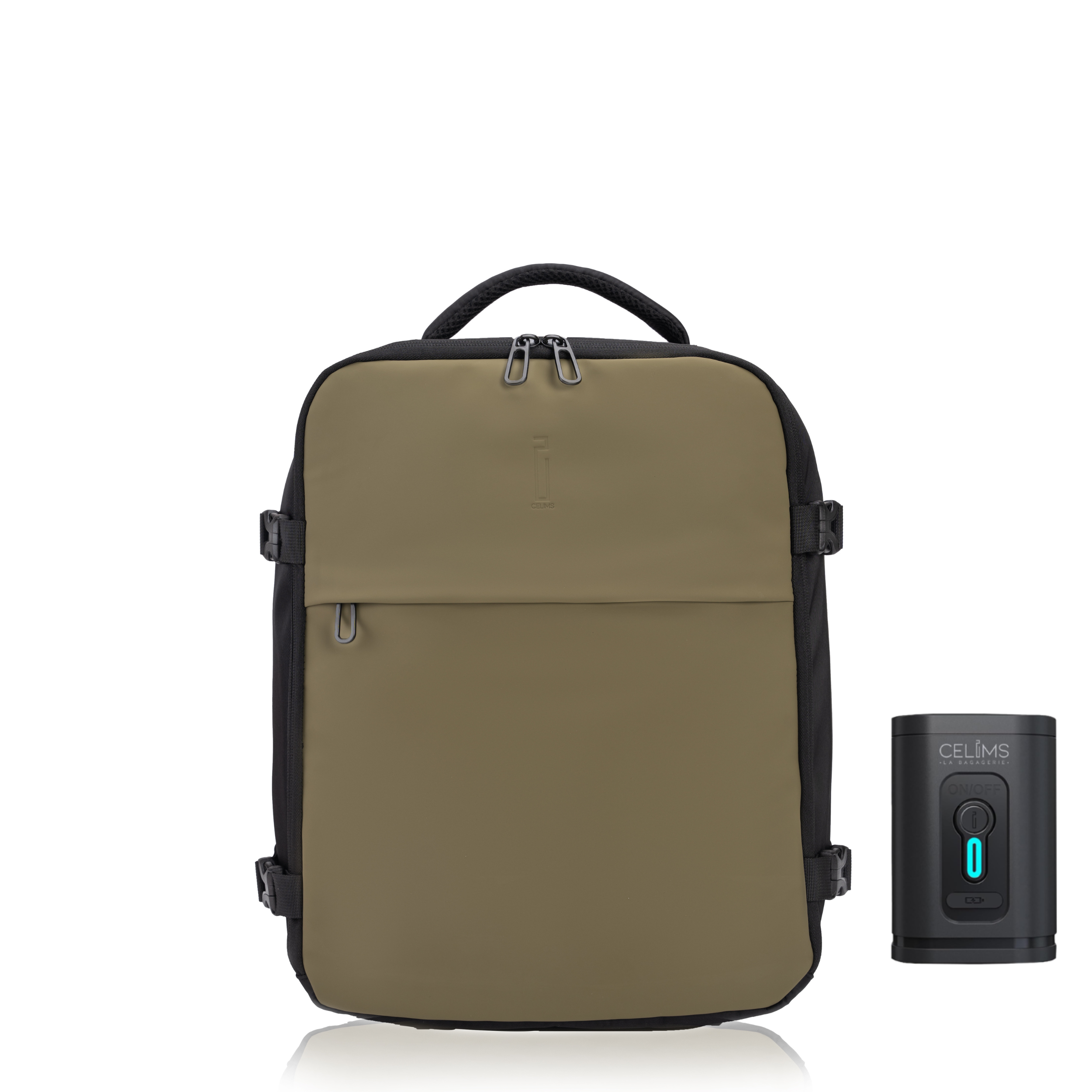 Zaino CELIMS 40x30x20 - Bagaglio a mano - Impermeabile - Nero