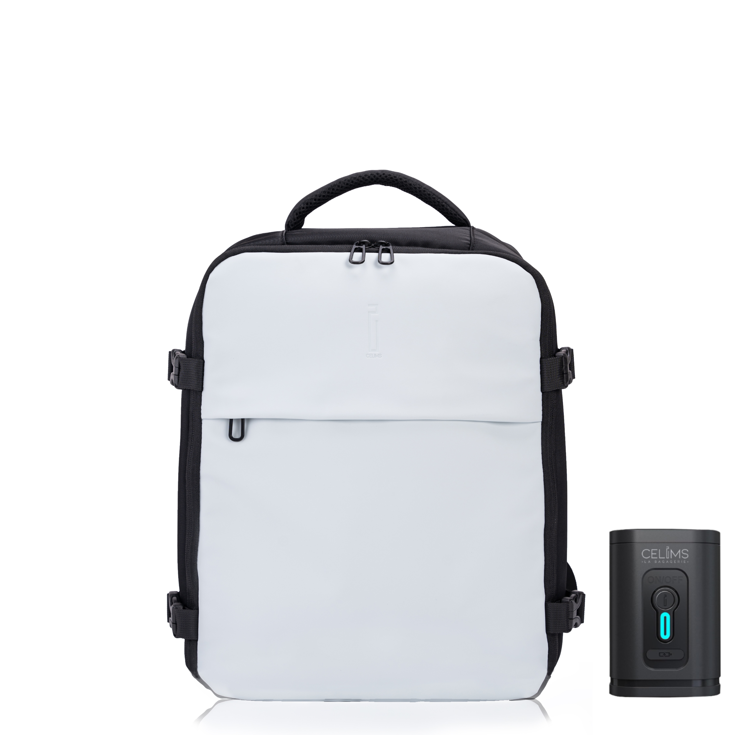 Zaino CELIMS 40x30x20 - Bagaglio a mano - Impermeabile - Nero