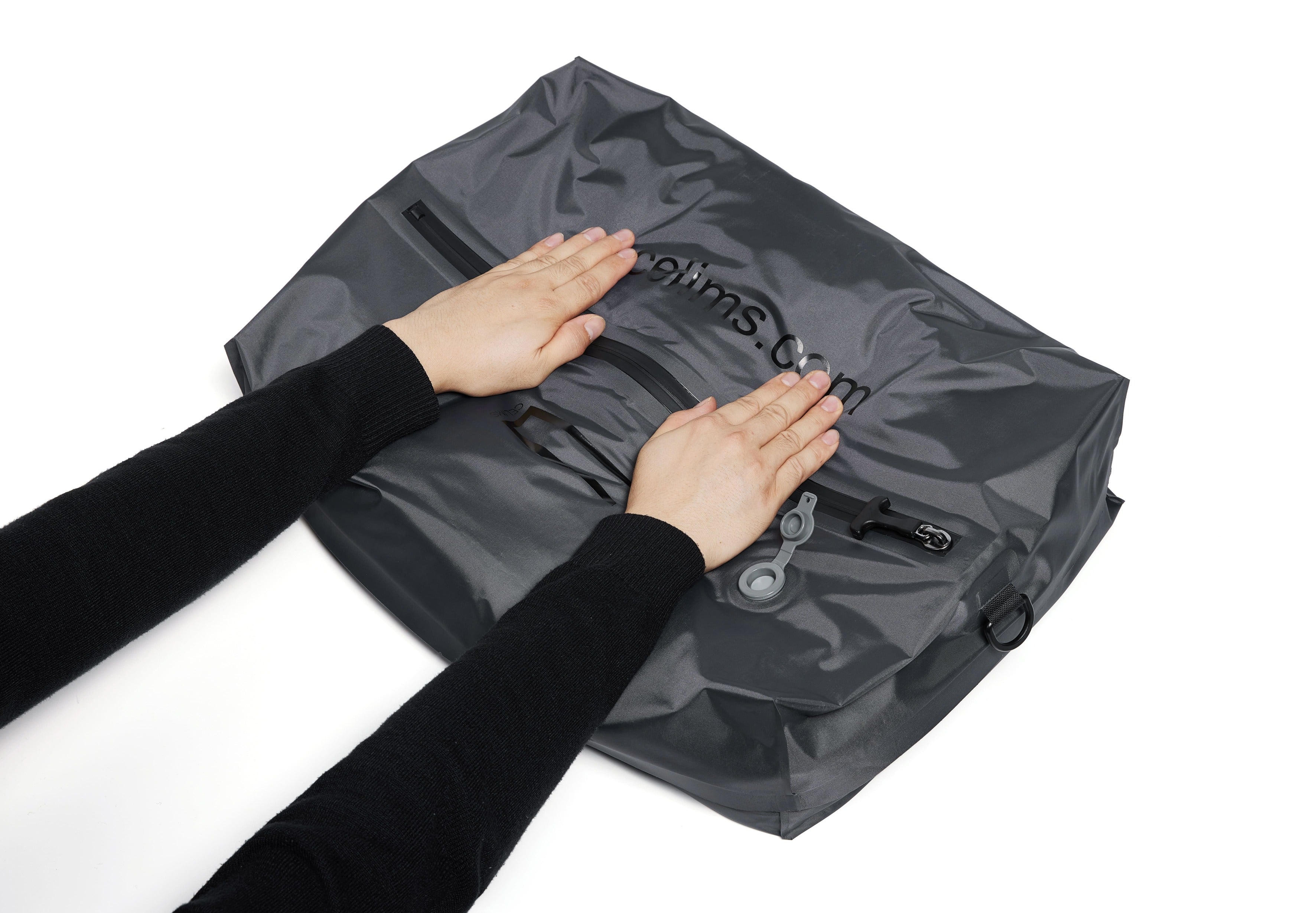 Sac de Compression sous vide | Sac Sous Vide | Étanche & Réutilisable | Gain de place pour Valise | Noir